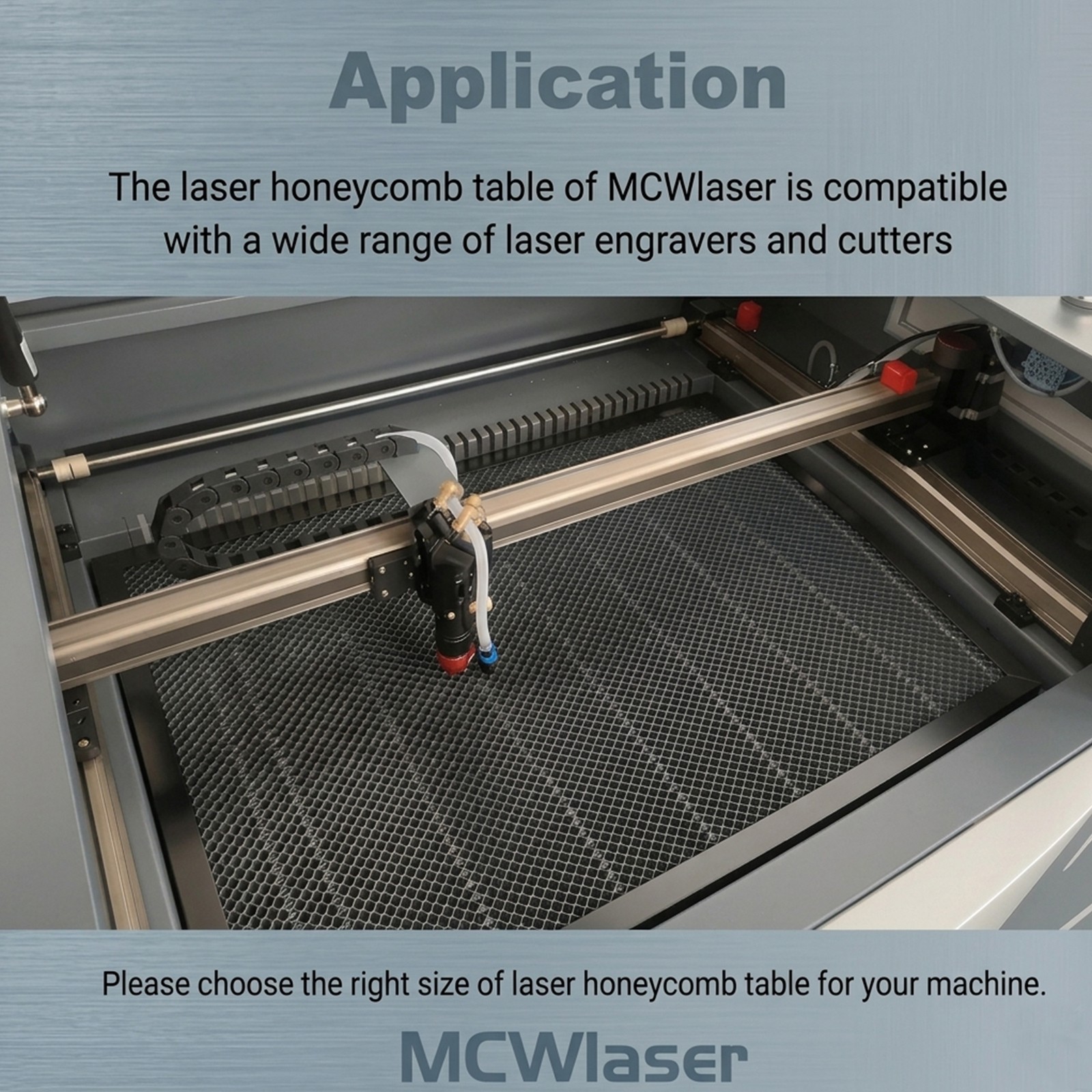 Honeycomb Table for CO2 Laser Engraver Cutting Machine 90x60cm Galvanized Iron