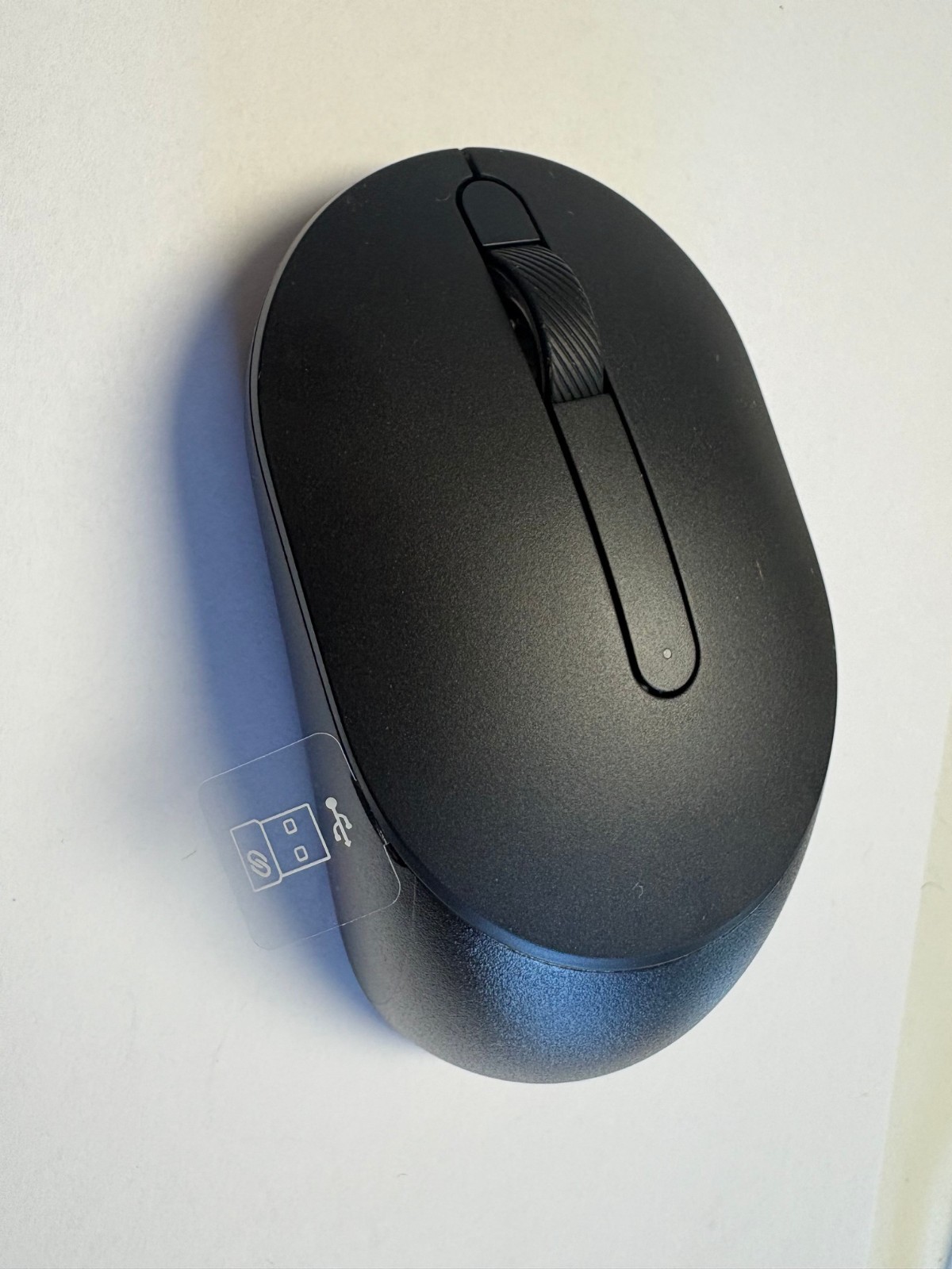 Dell MS3121Wt Black Wireless Mouse With Receiver Dongle Tested