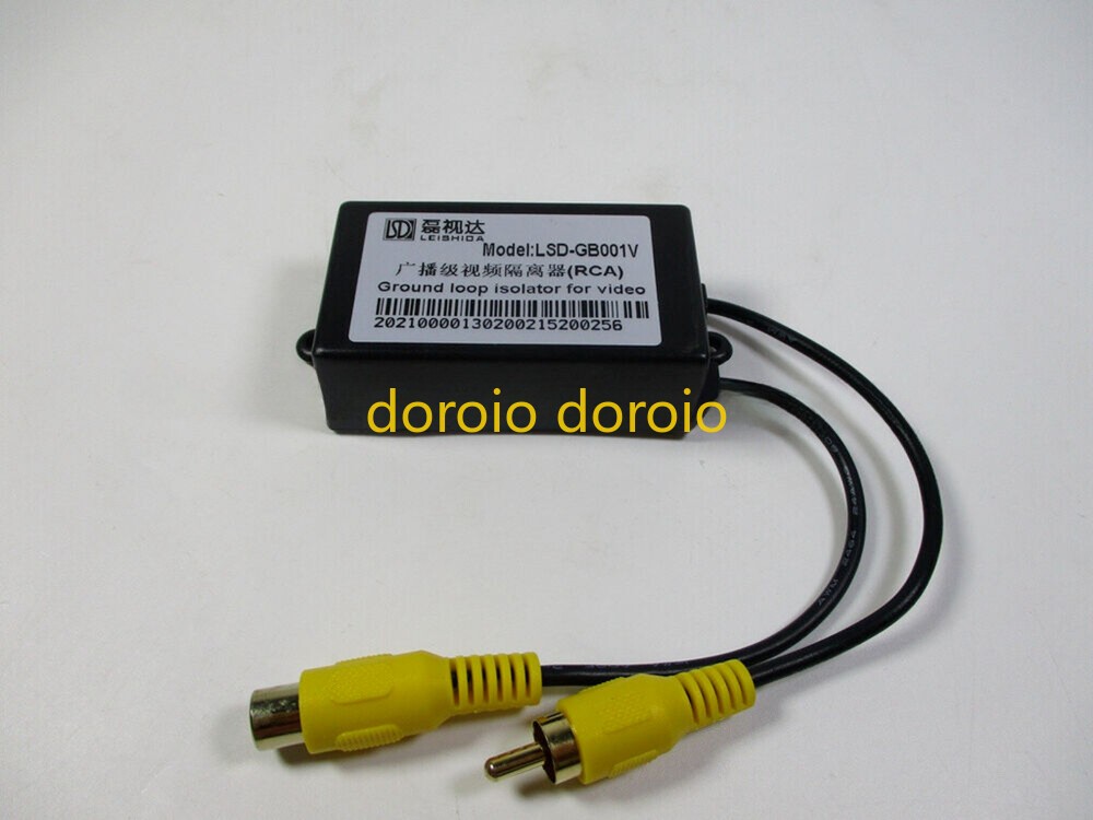 1PC   AV filter eliminates strong current video isolator anti-interference
