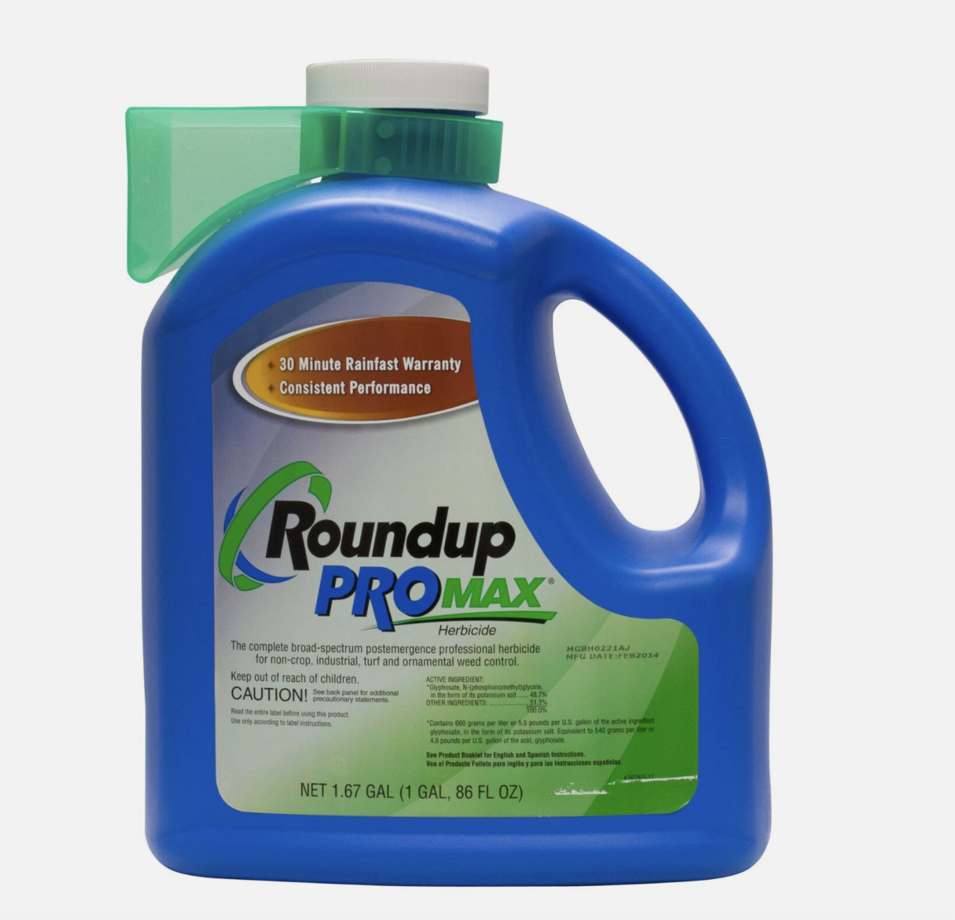 Roundup Pro Max (1.67 Gals) Weed & Brush Killer Herbicide Turf Ornamental Weeds
