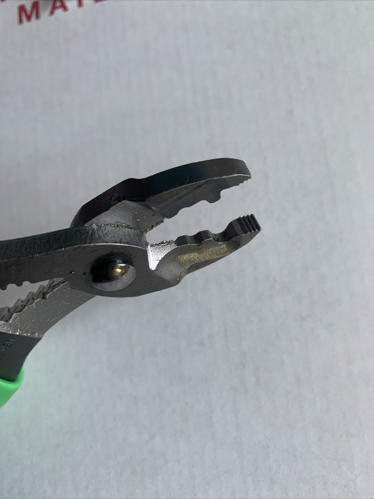 Snap-on Wire Cutter, Stripper And Crimper Pliers. Green Handle
