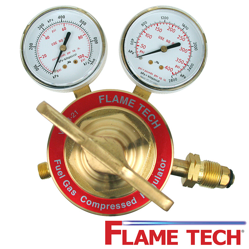 Flame Technologies VHFR-21 Heavy Duty Fuel Gas Regulator - Victor Compatible