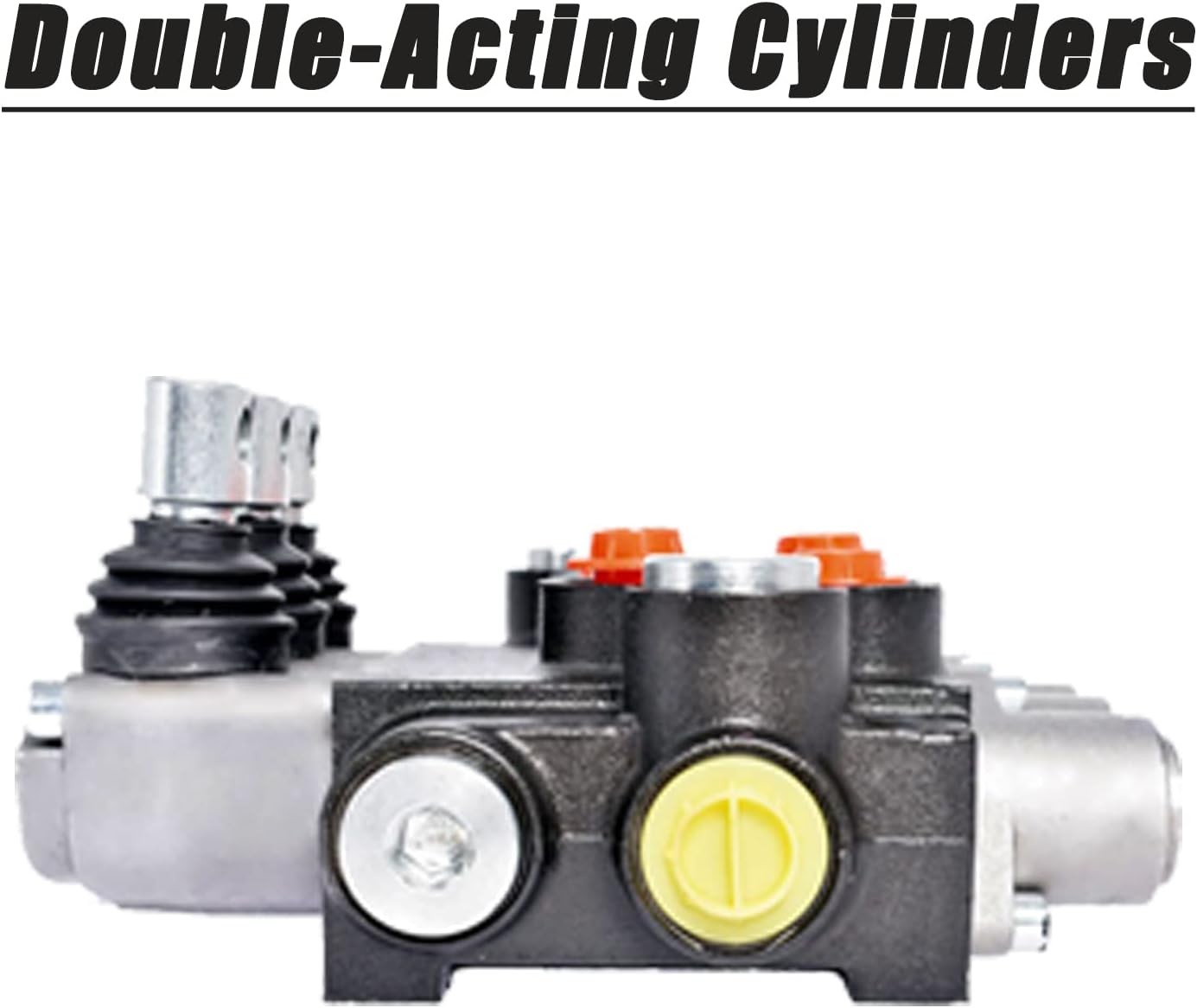 Hydraulic Directional Control 3 Spool Valve 11GPM Double Acting Adjustable US
