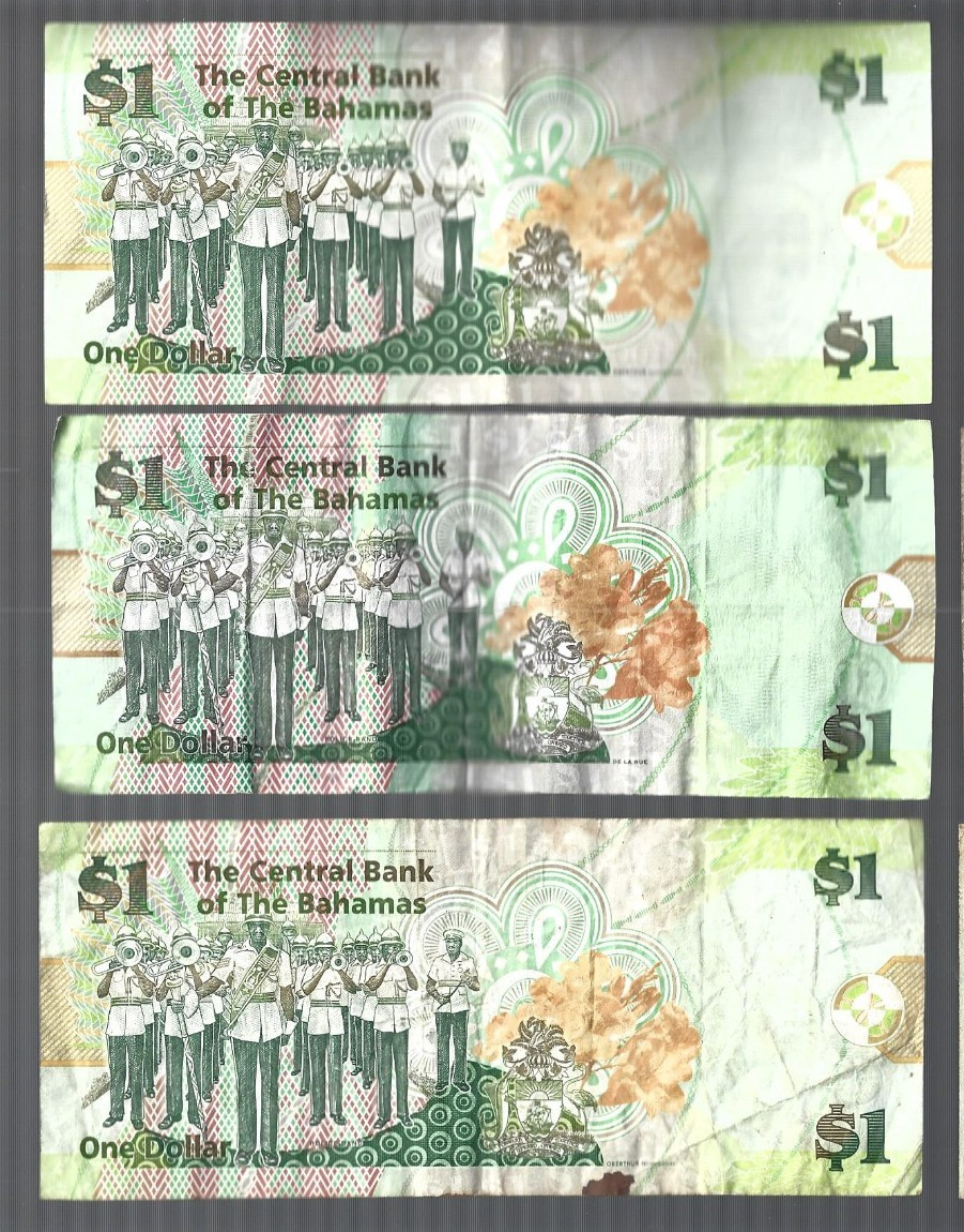 Bahamas ❤️💥assorted 22 spendable notes ... Total: $169 ✨✌️ lot #5210