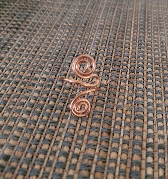 Ring Handmade Copper Swirl Sz 6 Reduced!
