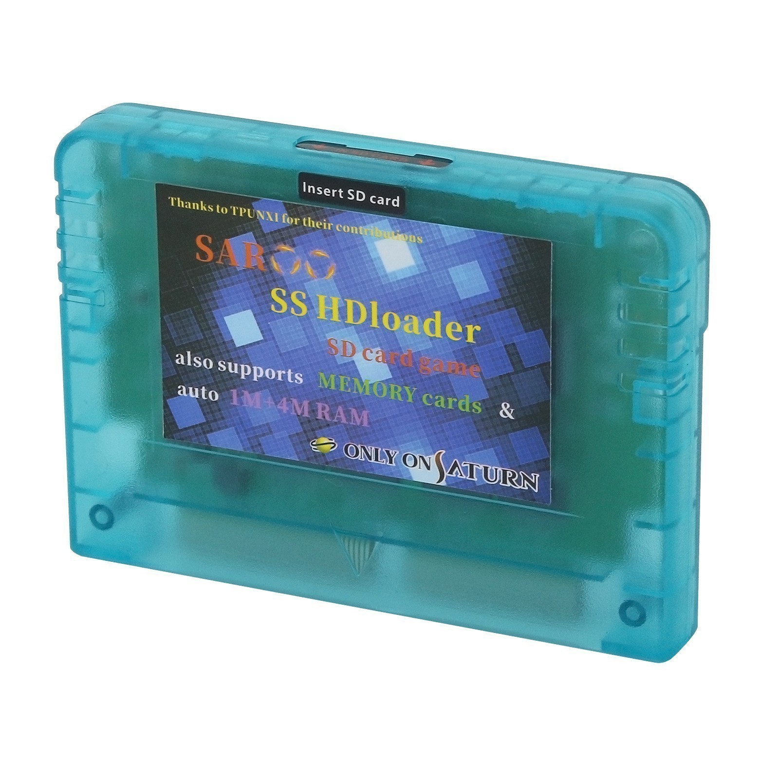 SAROO Hardware Drive-free Game Programmer HDloader fits Sega Games +32GB SD Card
