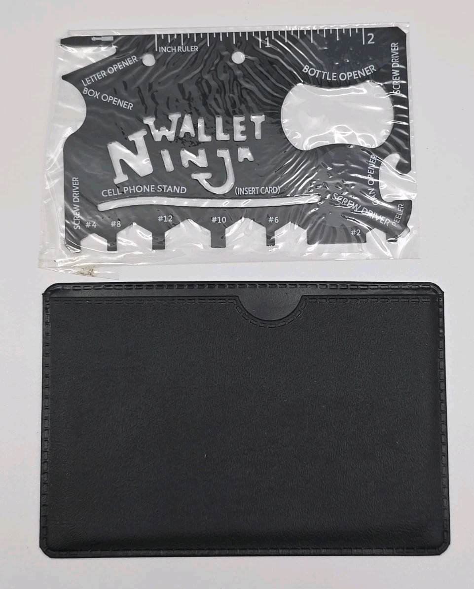 Original Wallet Ninja 18-in-1 Credit Card Multi-tool - Pocket EDC Tool Card
