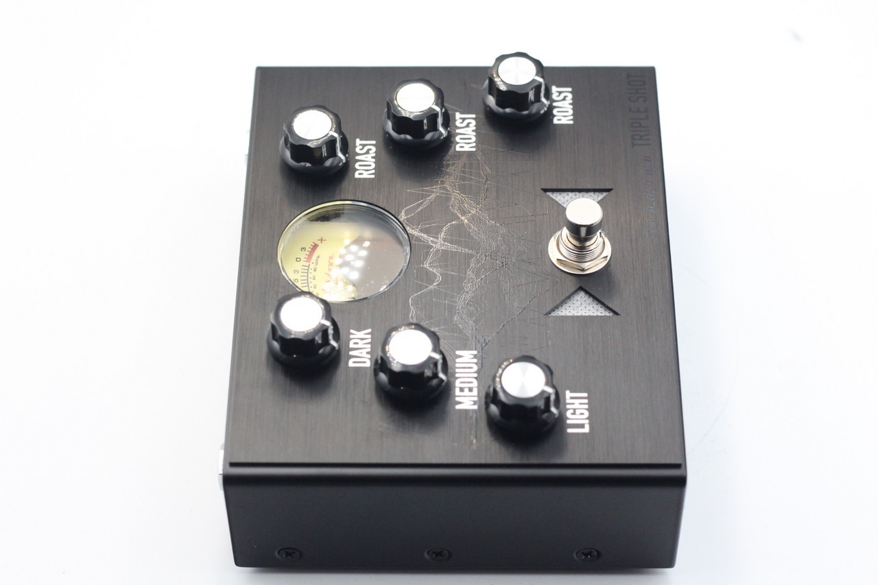 Ashdown Triple Shot VU Overdrive Pedal Bass 3-Band Distortion Used