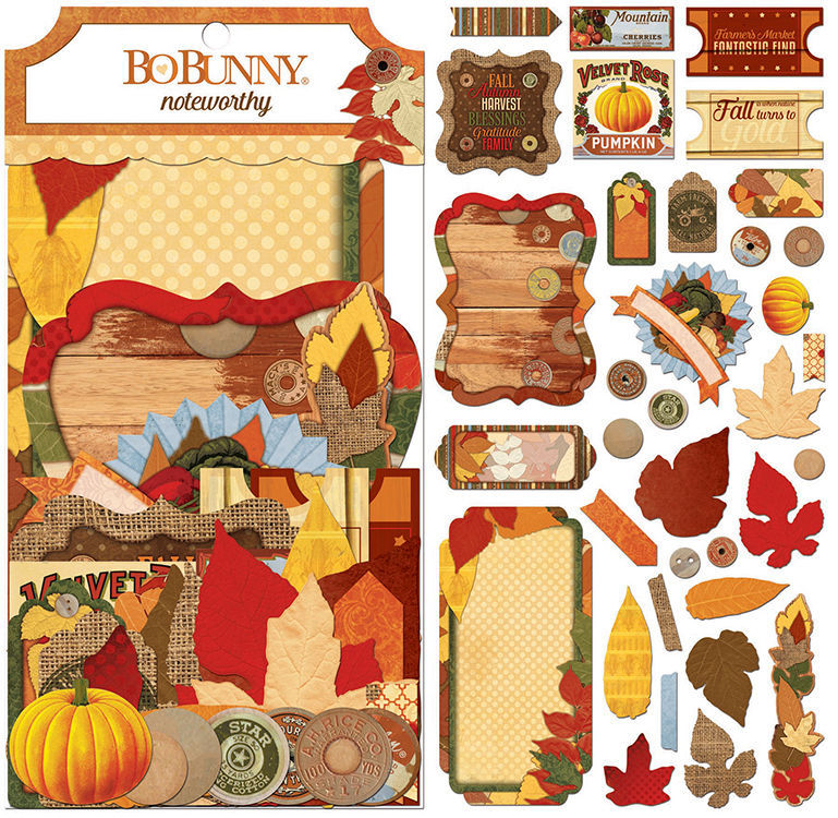BO BUNNY NOTEWORTHY DIE CUTS FARMER'S MARKET