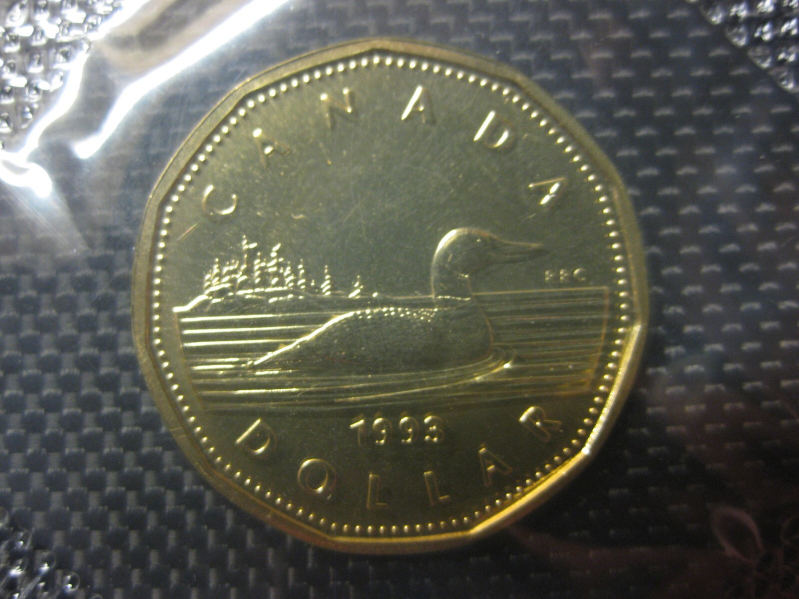 1993 Canadian Prooflike Loonie ($1.00)