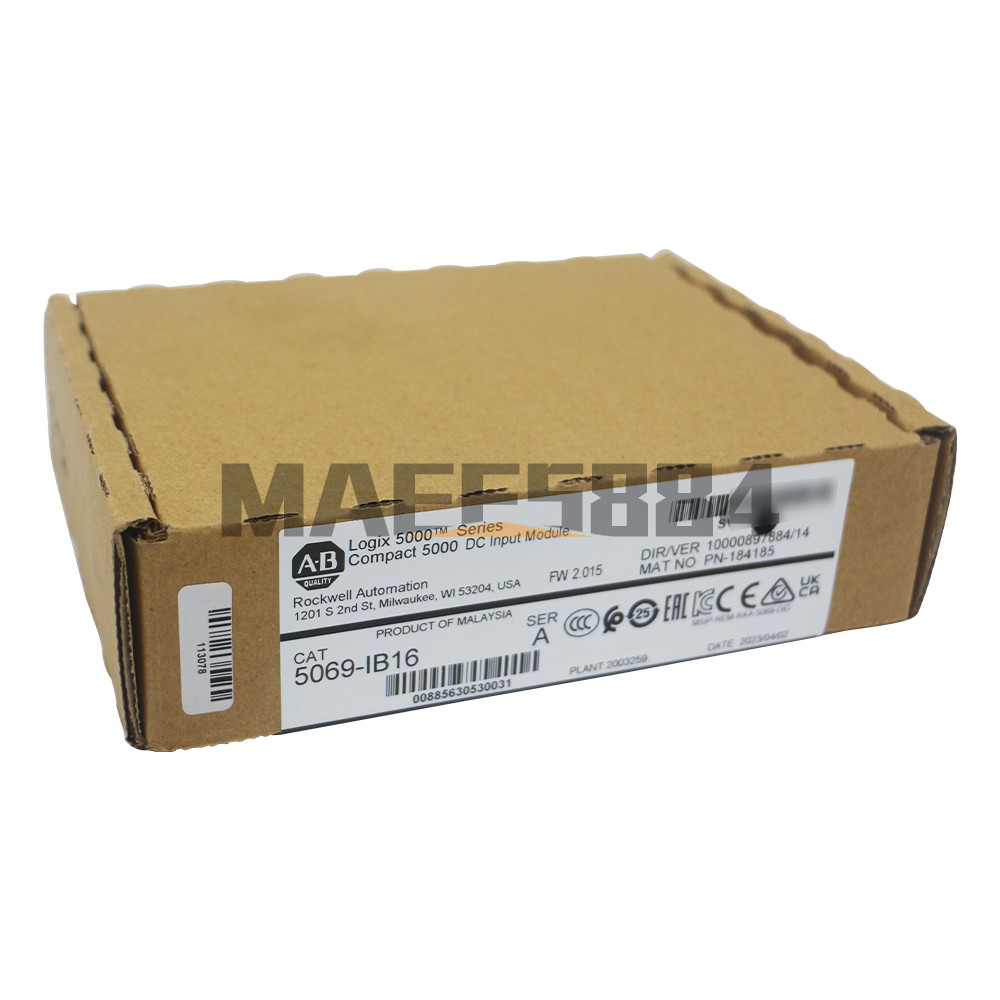 New  Allen Bradley 5069-IB16 Compact 5000 DC Input Module