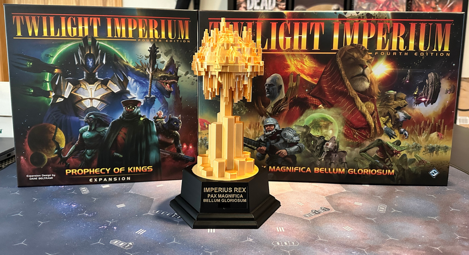 ✅⭐Twilight Imperium 4th Edition TK & Thunder's Edge Trophy Can be Personalized!⭐