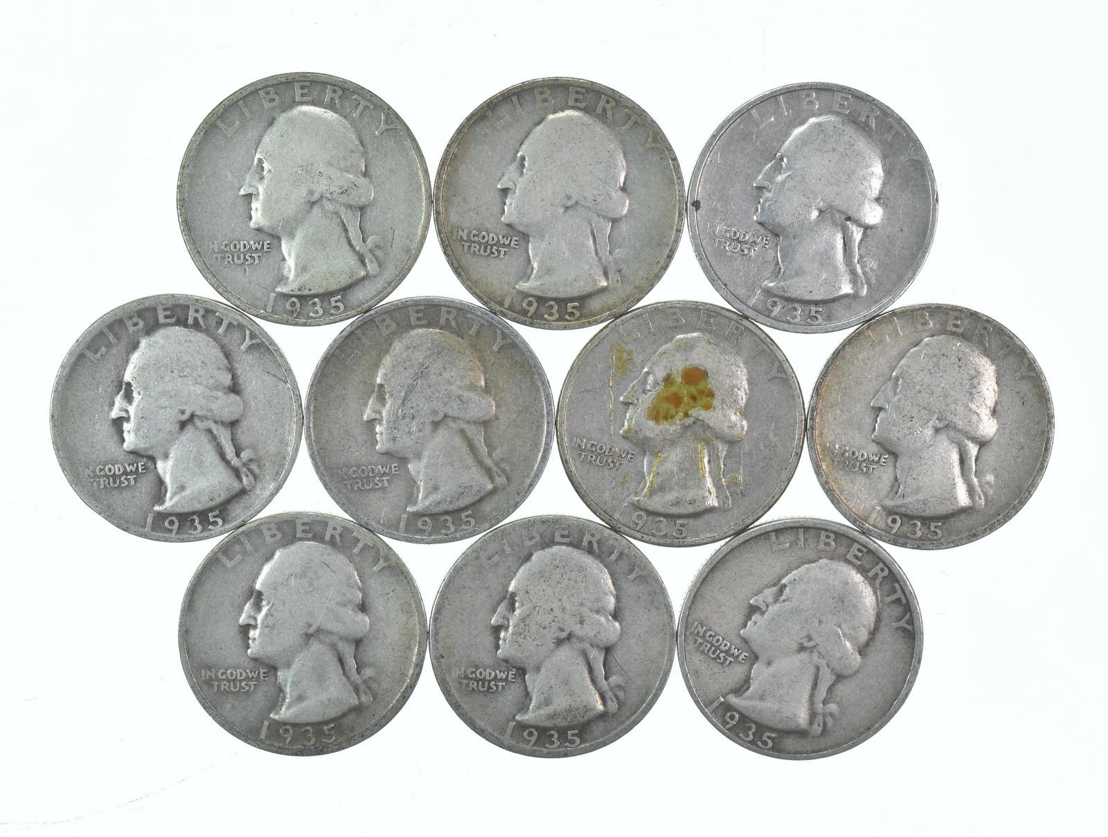1935-D Washington Quarter Average Circ