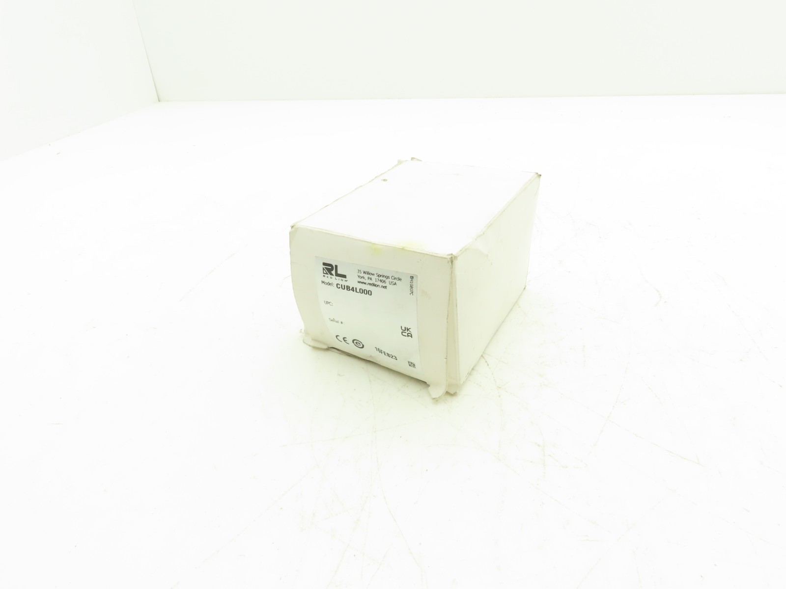 Red Lion CUB4L000 LCD 6-Digit Mini Counter Panel Meter
