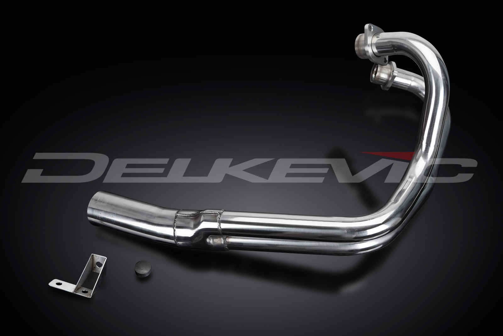 Yamaha XS650SE 1978-1985 Delkevic Stainless 2-1 Exhaust Headers Downpipes