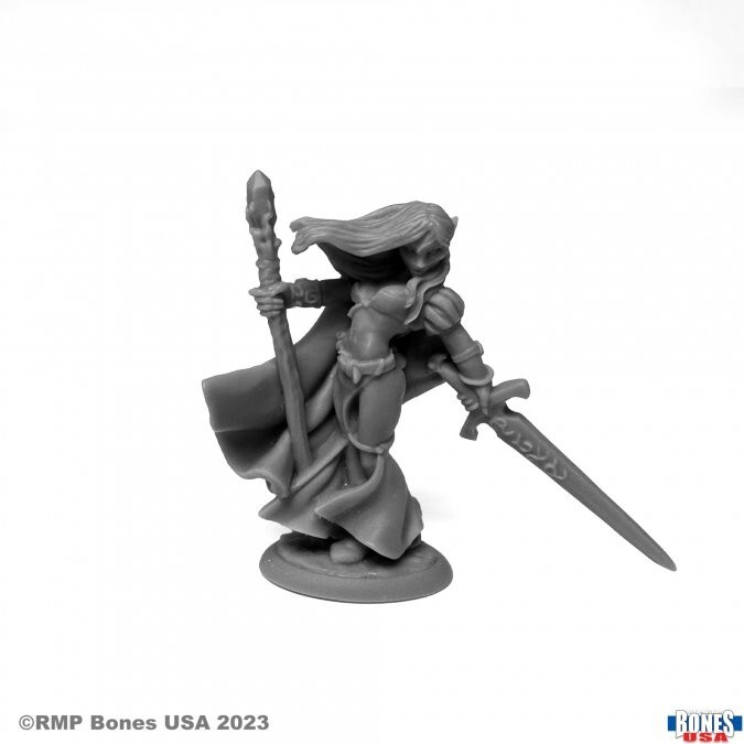 Reaper Bones USA 30127 ALASTRIEL ELF WIZARD SORCERER