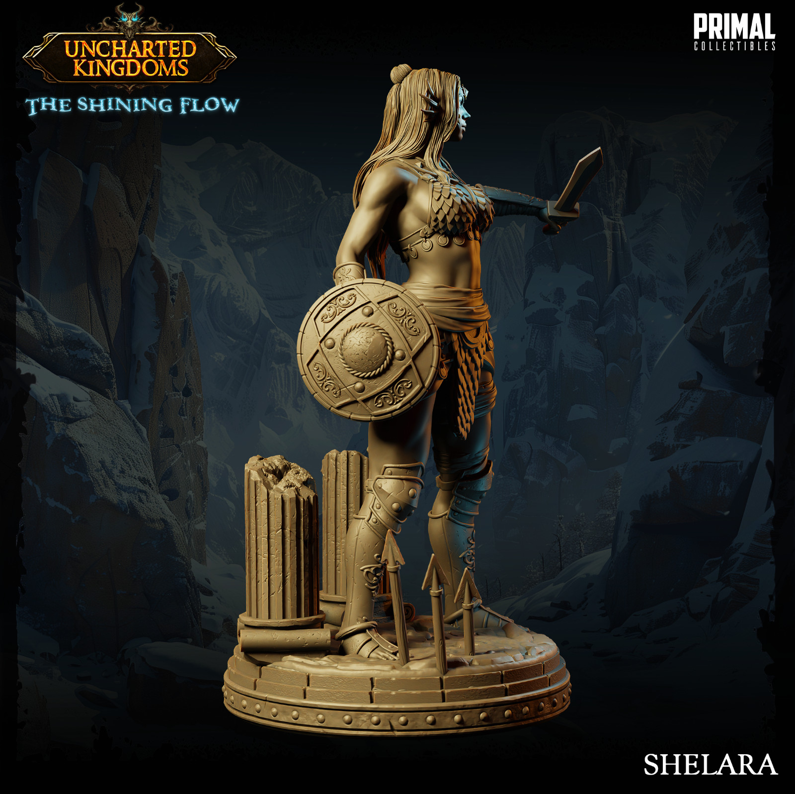 Primal Collectibles Dragonlance Gladiator Kiiri Mini 32mm