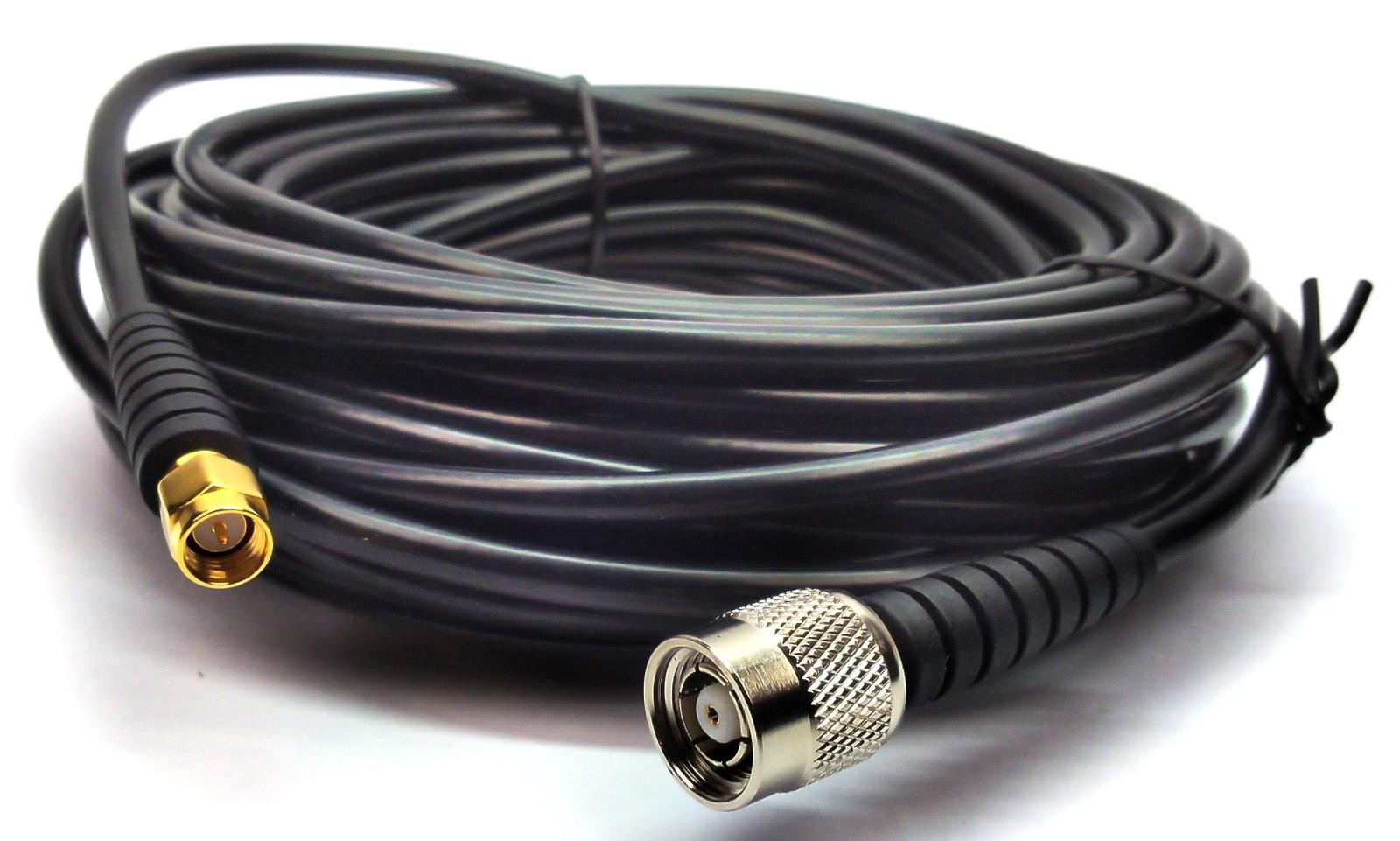 LMR-195 9m SMA Male to N Male 50Ω Low-Loss Antenna Cable 0800124-001