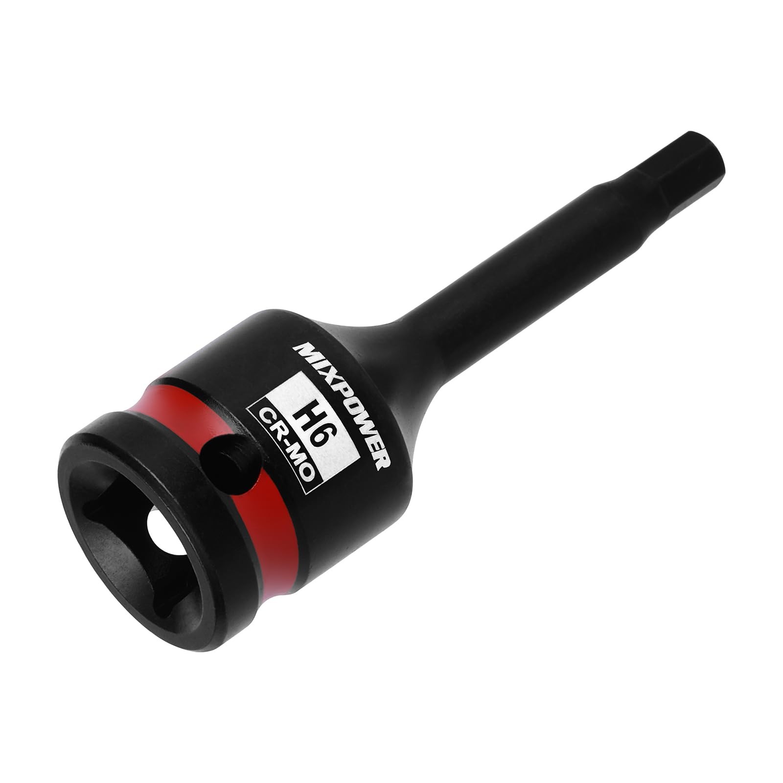 MIXPOWER 1/2" Drive 6mm Hex Impact Bit Socket, Allen 1/2"Dr.6mm
