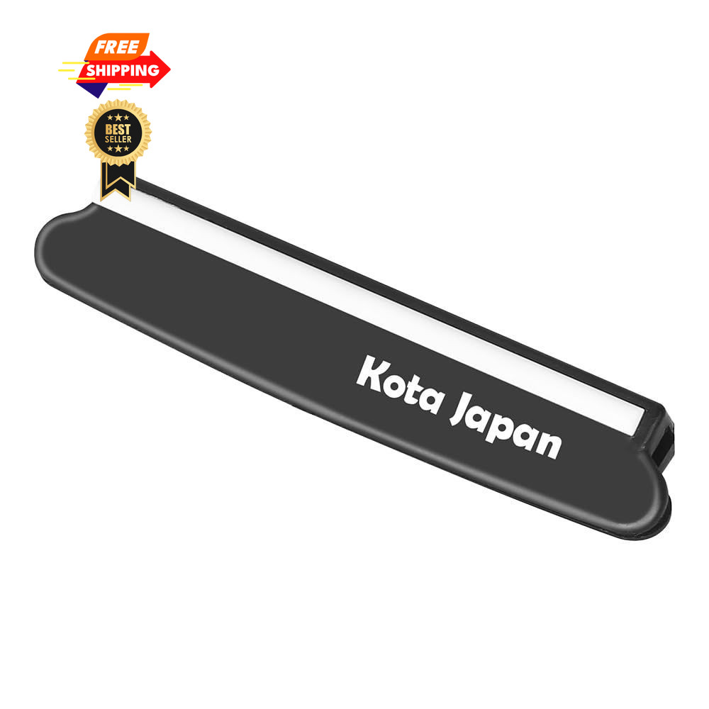 Kota Japan Fixed Angle, Accurate Whetstone Sharpener Blade Angle Guide, Black