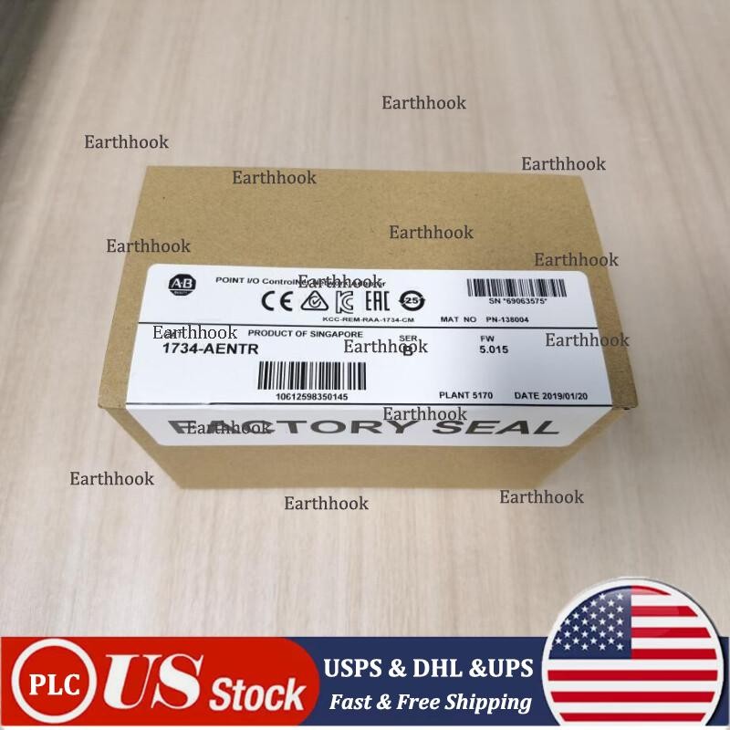 New AB 1734-AENTR  Point I/O Dual Port Adaptor Module 1734AENTR US Free Tax