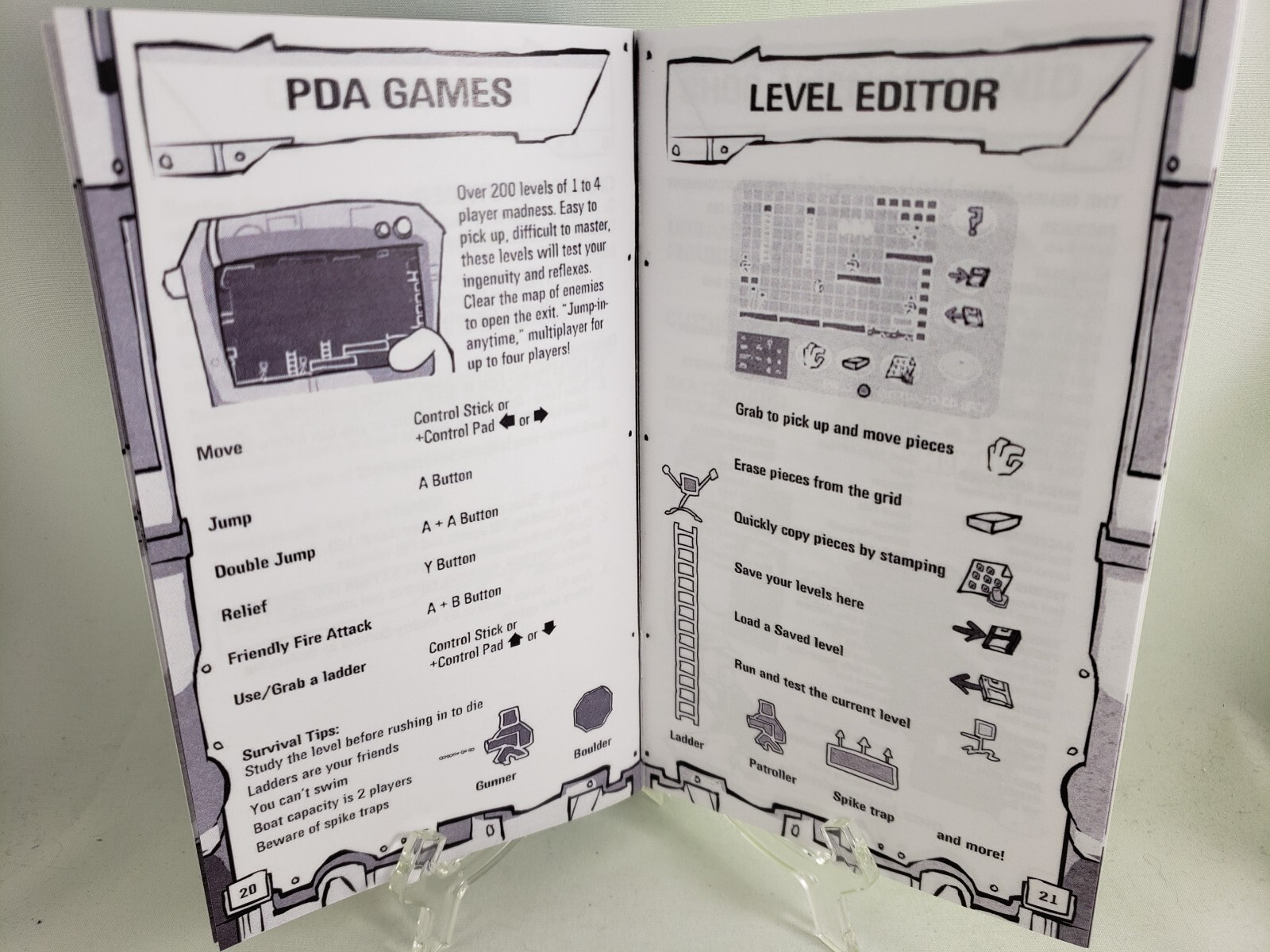 Gamecube MANUAL - ALIEN HOMINID - Nintendo GCN 'Replacement' Instruction Booklet