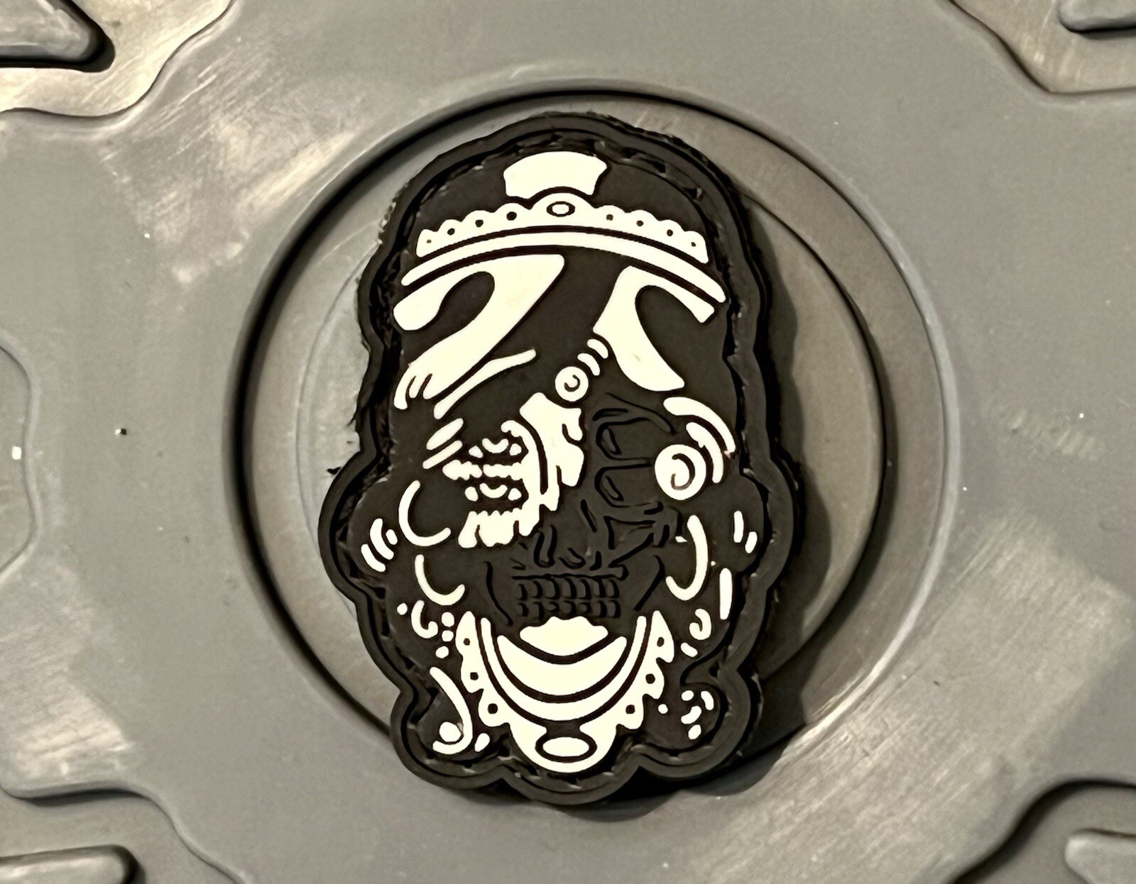 WRMFZY x Projekt Monark “Broken Face Gypsy” Mini Hooked Back Patch