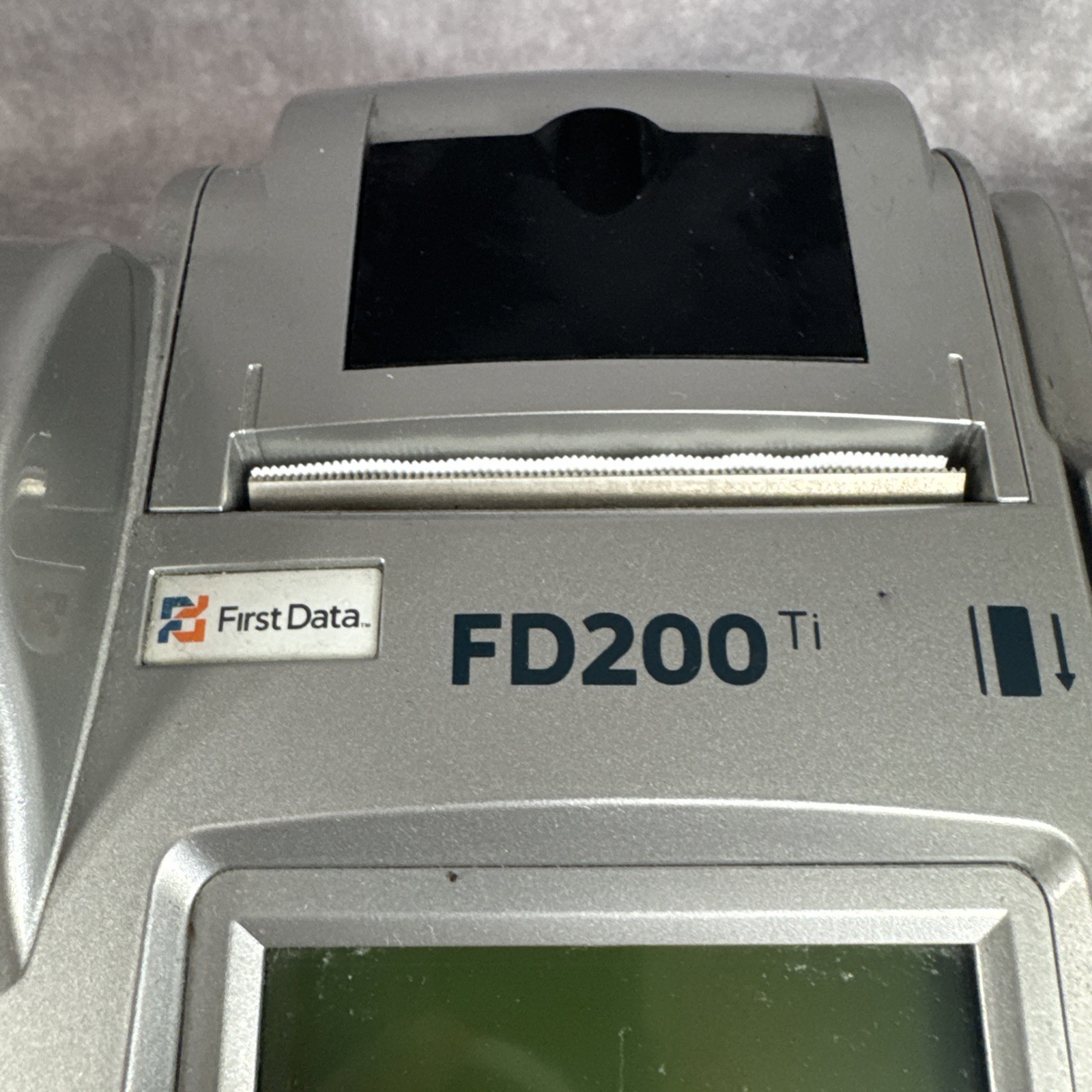 First Data FD200TI (Dial/IP) Credit Card Machine UNTESTED