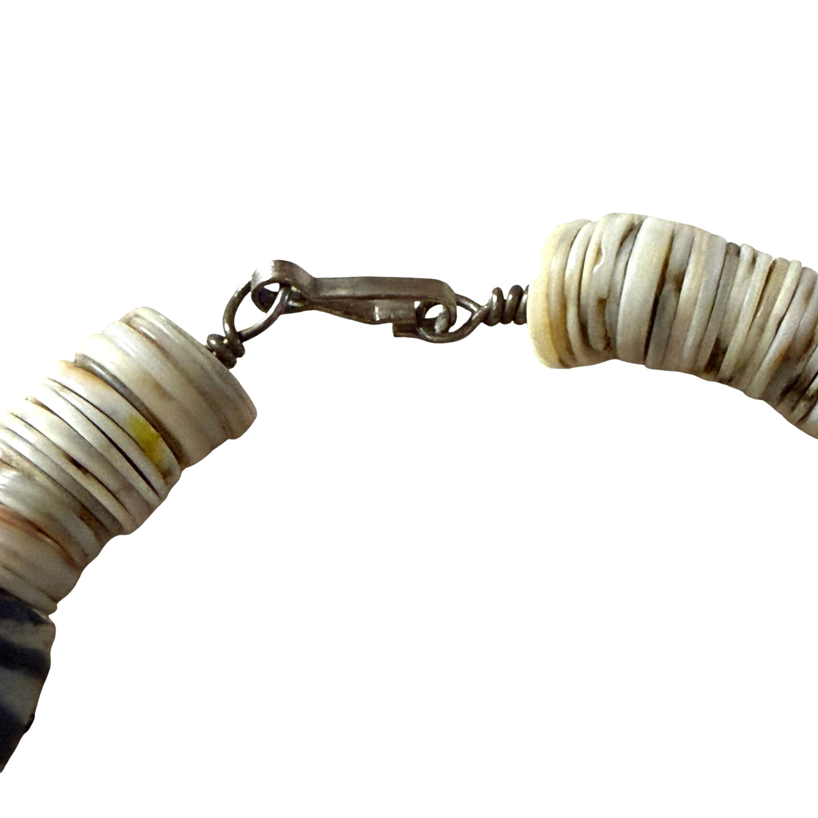 Artisan Stackable Bracelet Bead Shell Wire 8" bv