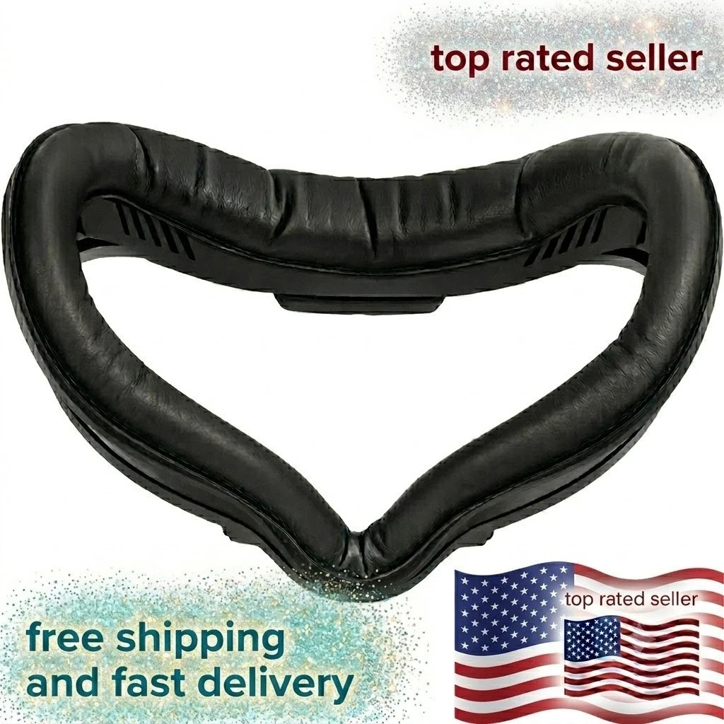 Face Cushion Pad for Meta Quest 2 VR Facial Interface Replacement PU Leather