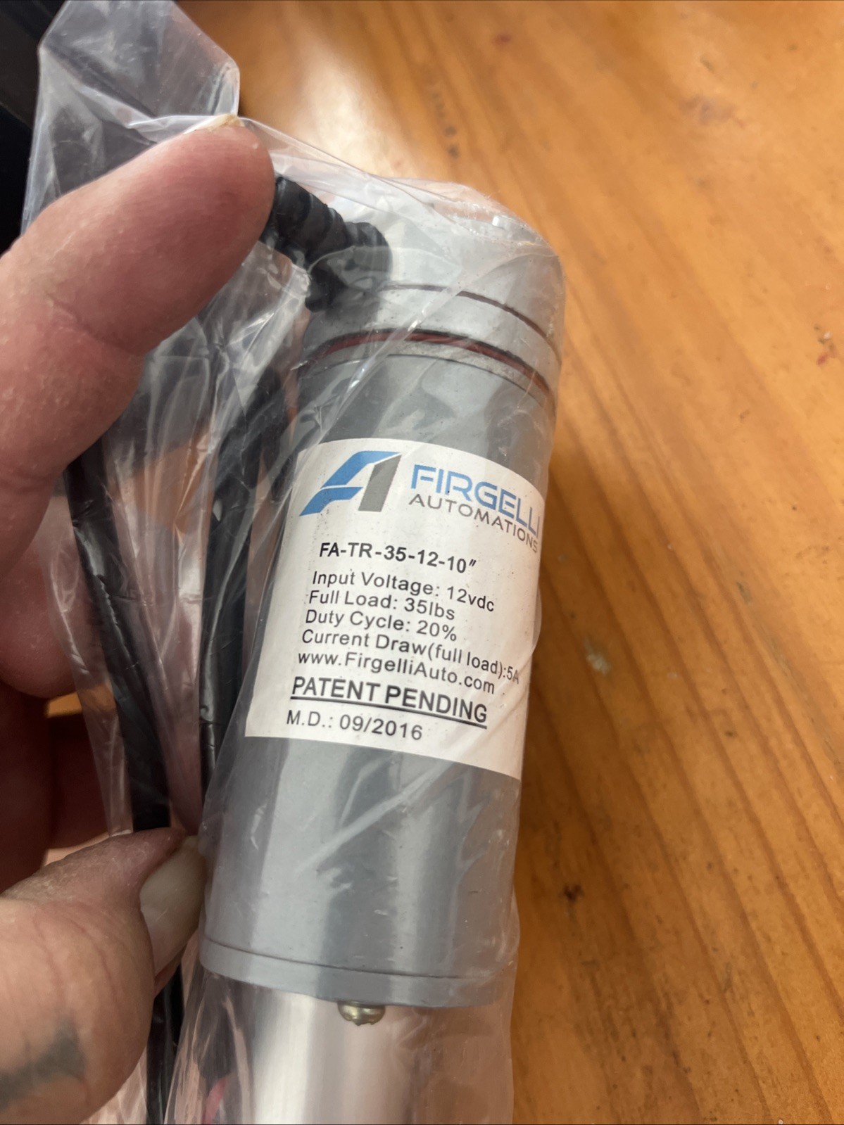 FA Firgelli Automation FA-TR-35-12-10" Mini Track Linear Actuator e5