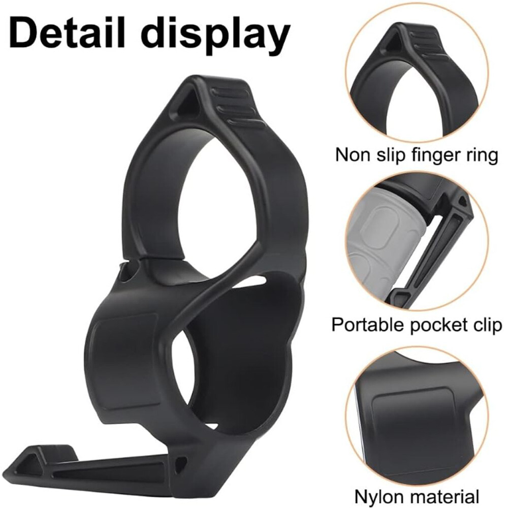 Portable Flashlight Holder Lightweight Tactical Flashlight Ring with Pocket Clip
