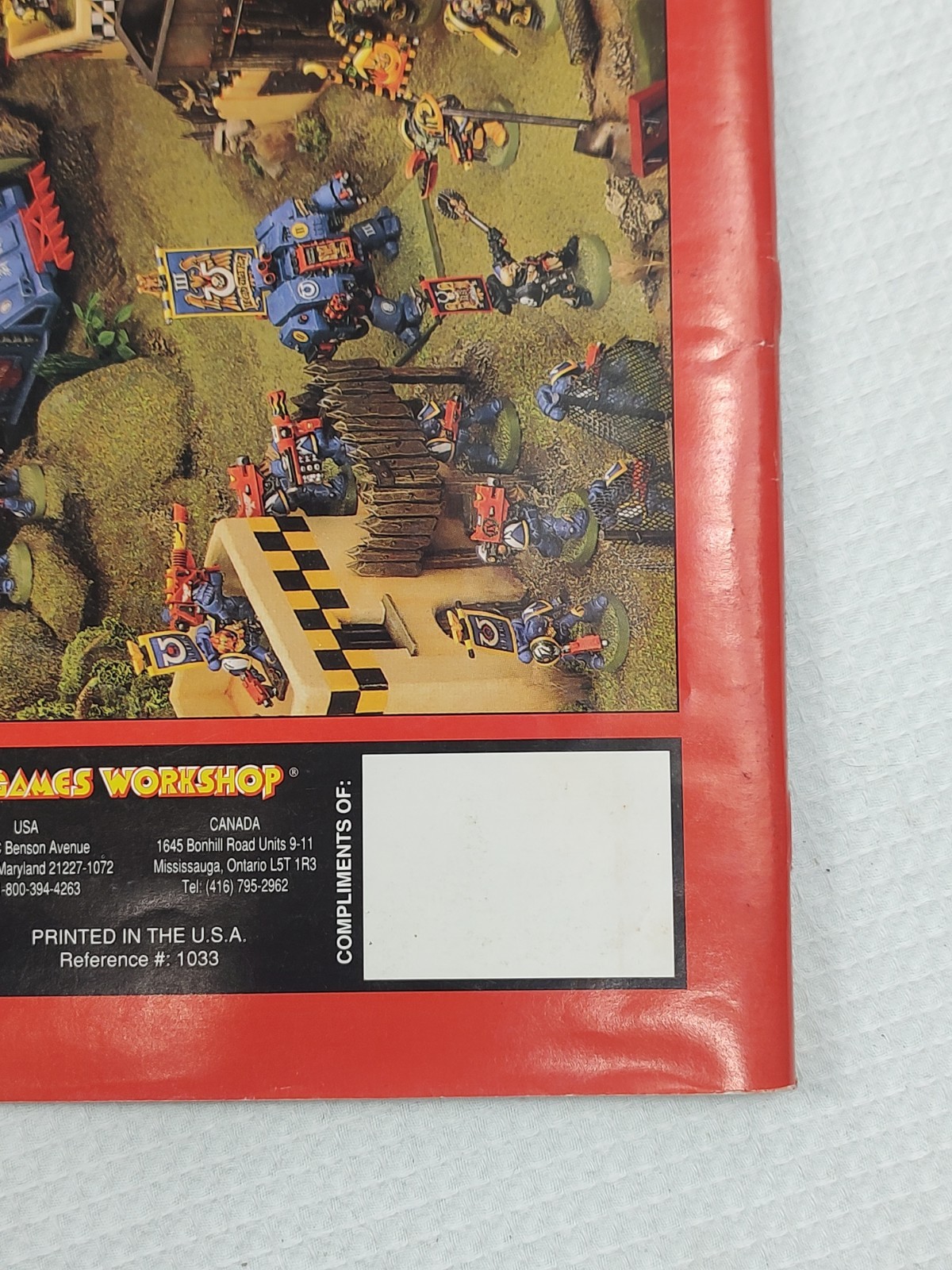 Games Workshop 1996 Citadel Miniatures Catalog Good Shape Warhammer 40K WFB