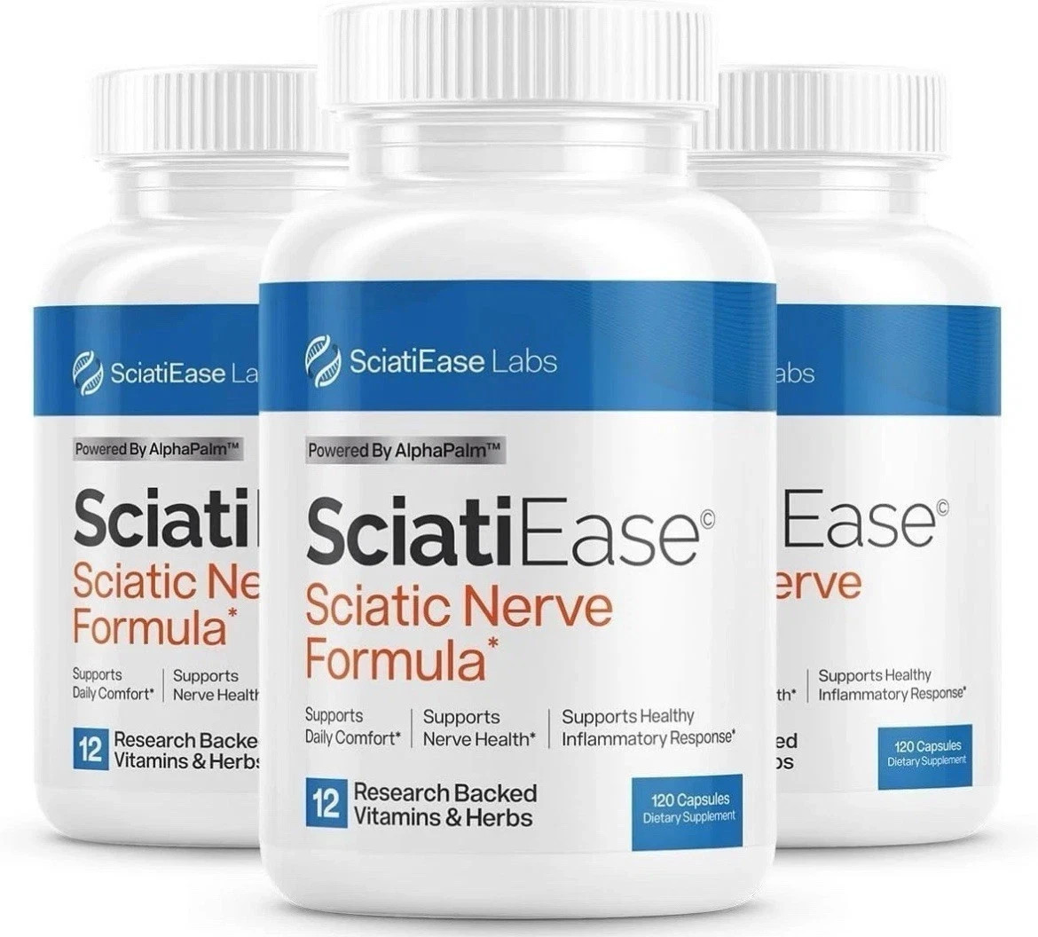 3 Pack SciatiEase Labs Sciati Ease Sciatic Nerve Formula Exp 2027 free shipping