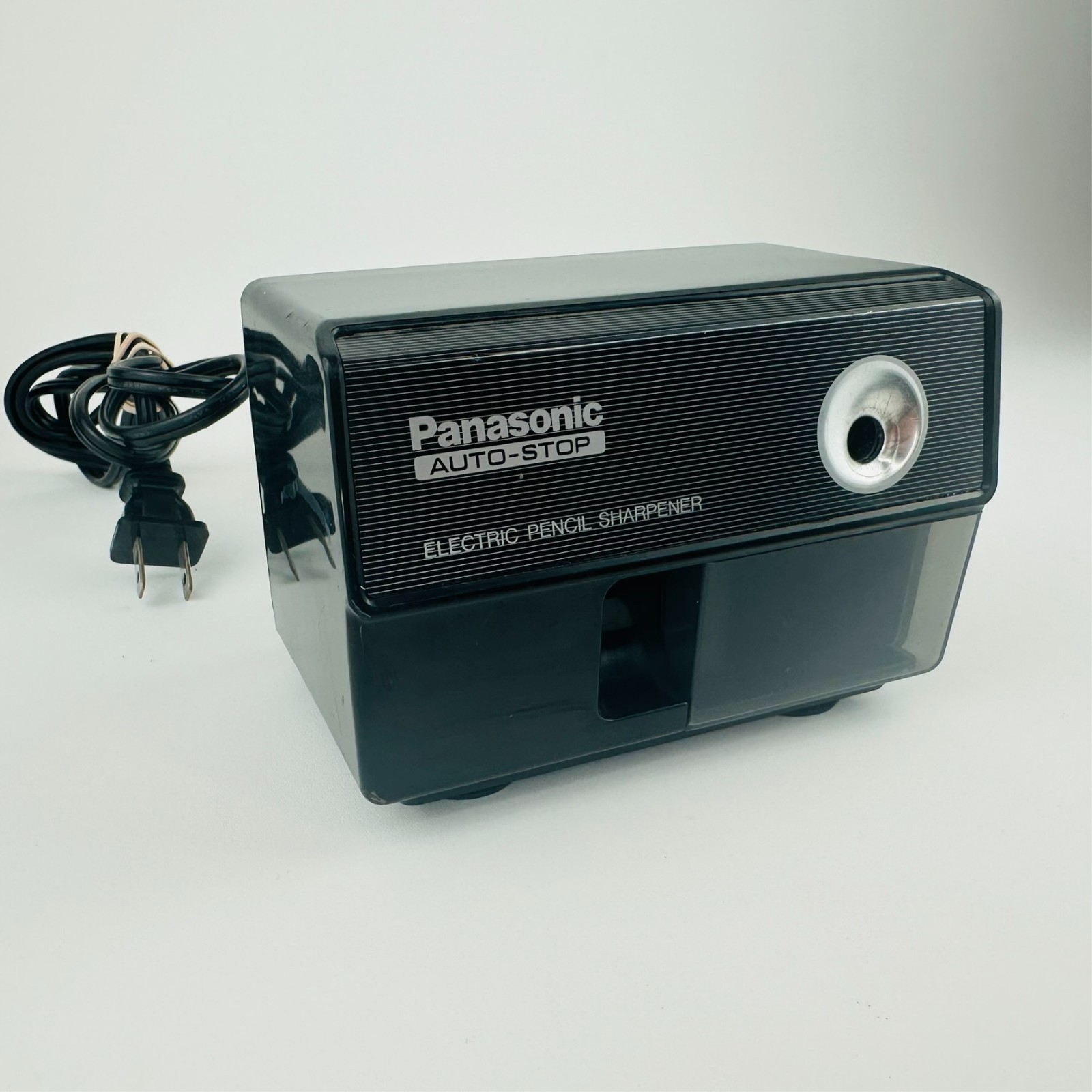 Panasonic KP-110 Auto Stop Black Electric Pencil Sharpener, Tested and Working