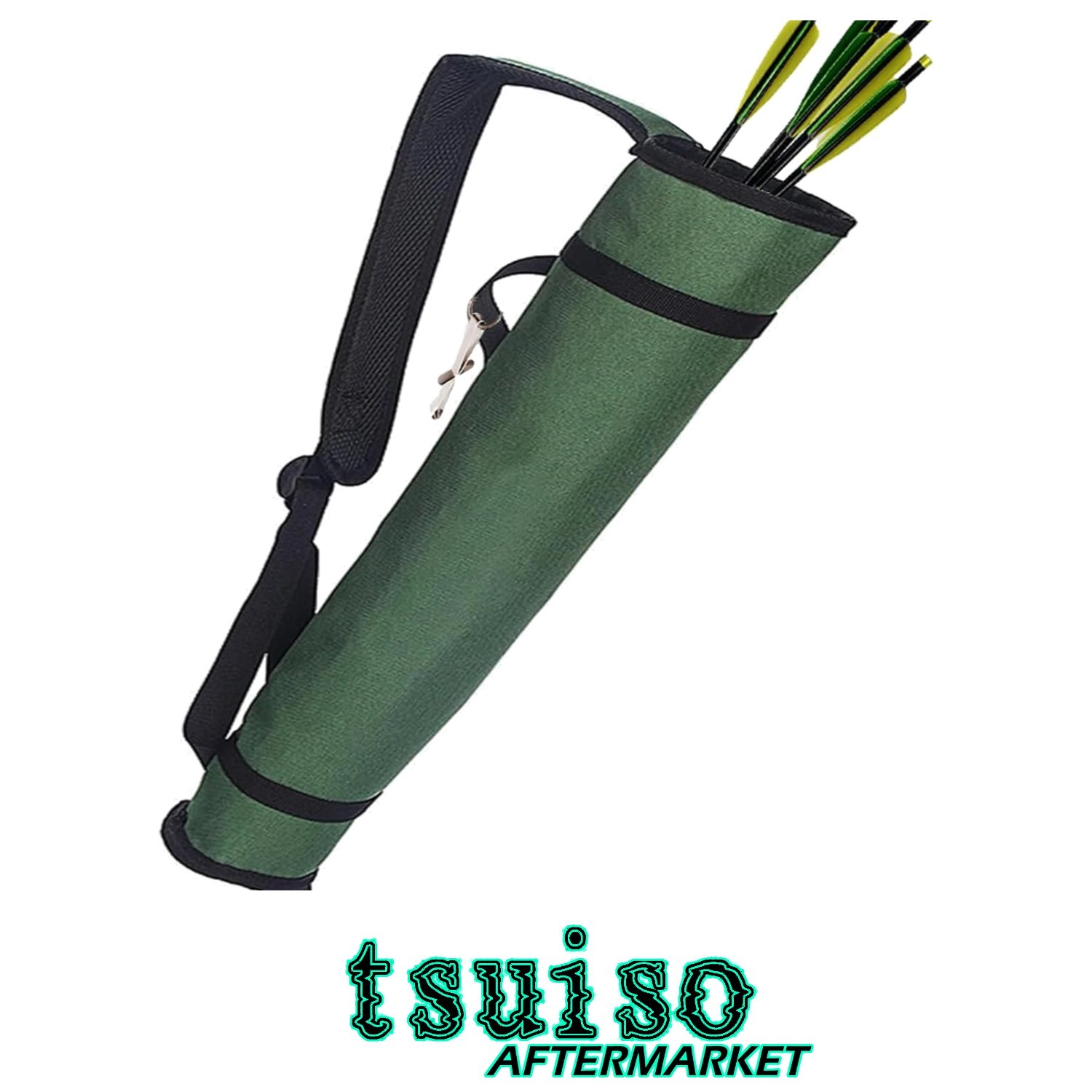 Innovative Archery Quiver with Padded Straps - Safe for Hip or Back Carry