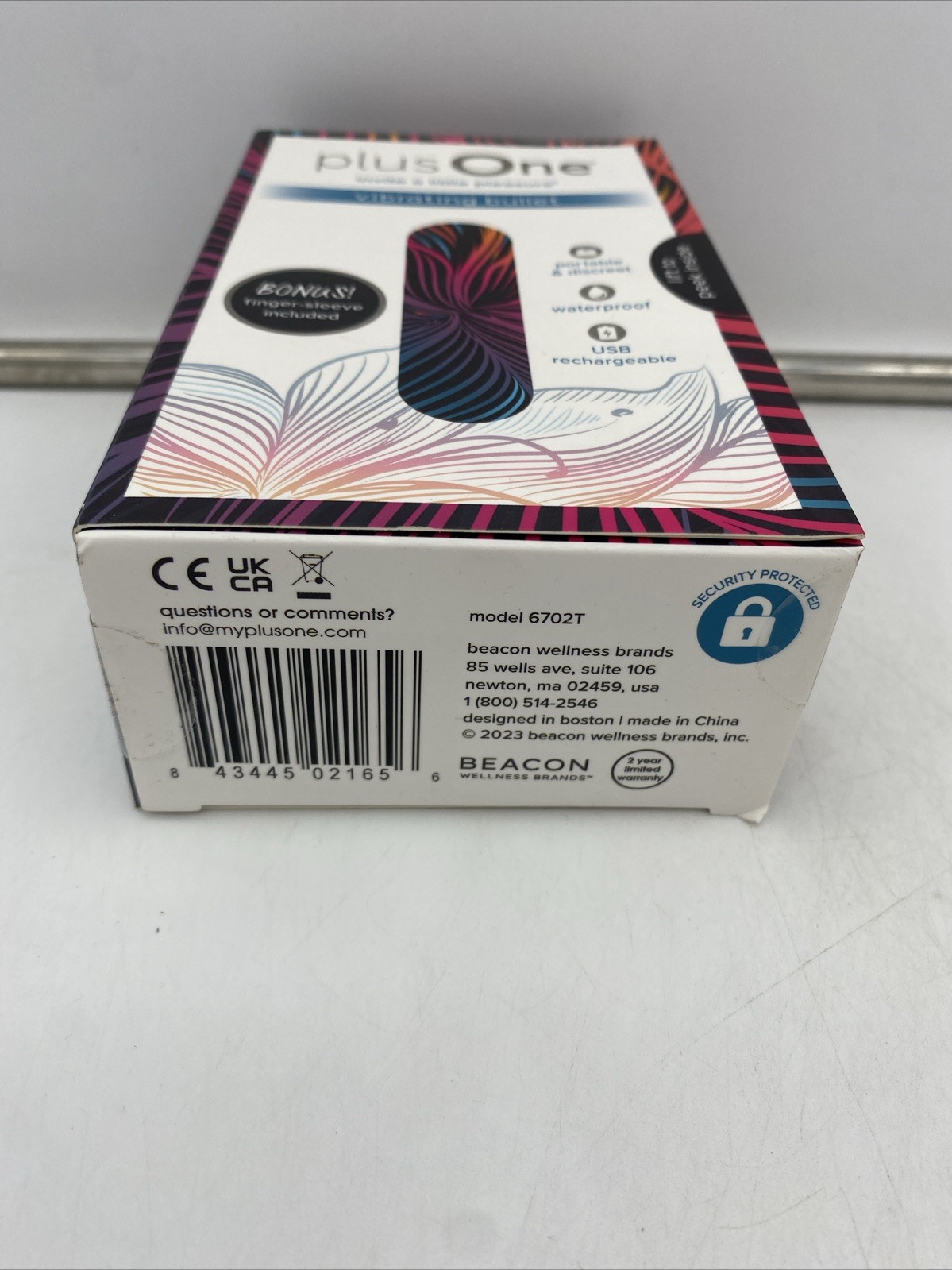 PlusOne Vibrating Bullet Model # 6702T NEW