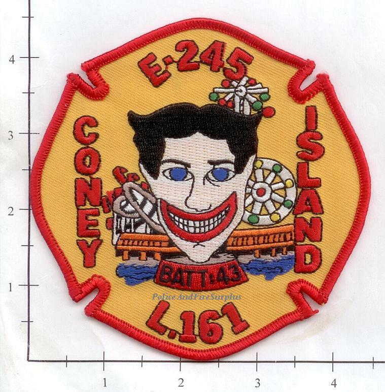 New York City NY Fire Dept Engine 245 Ladder 161 Patch