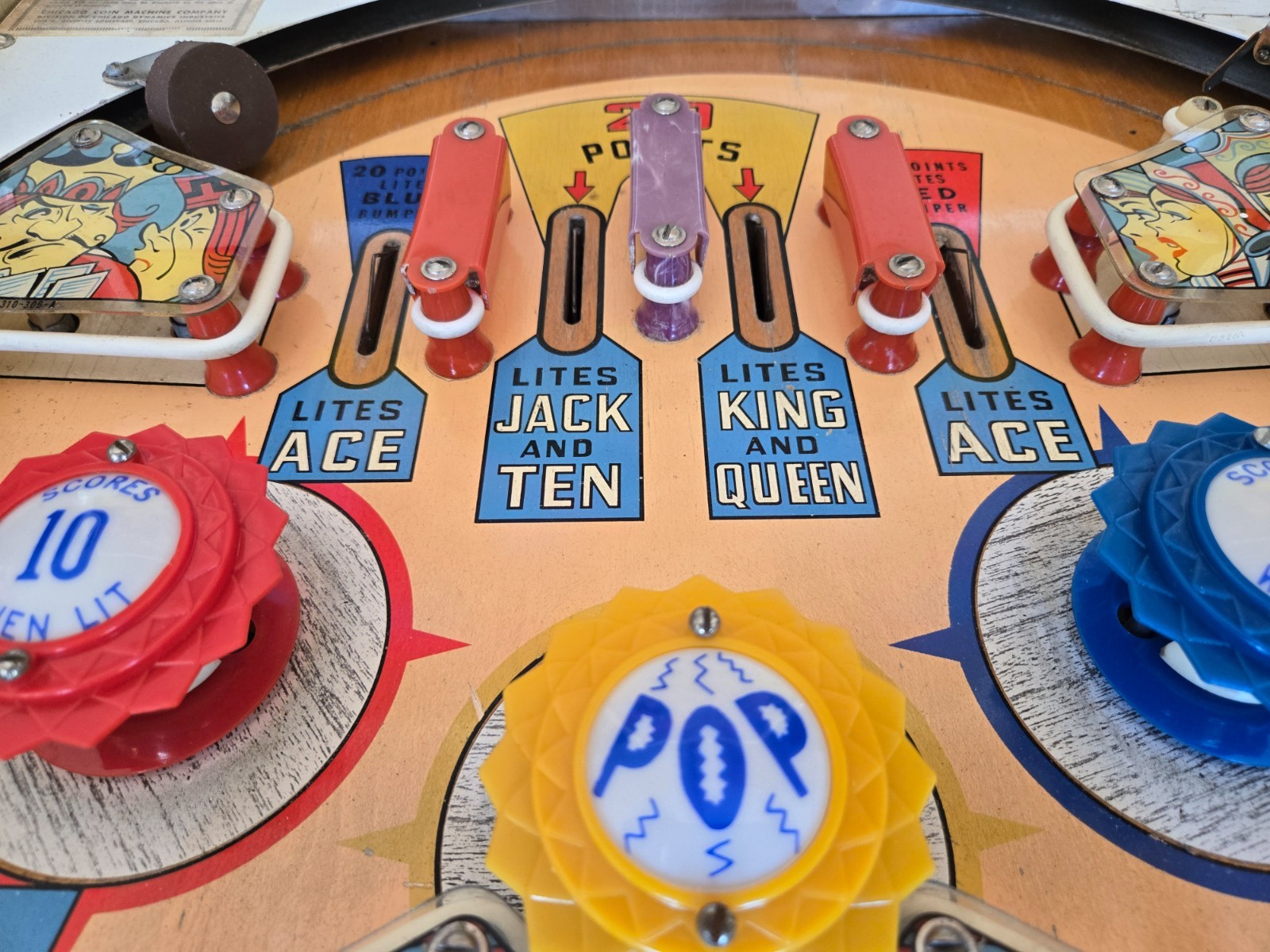 Refurbished Royal Flash Pinball Machine (Chicago Coin) 1964