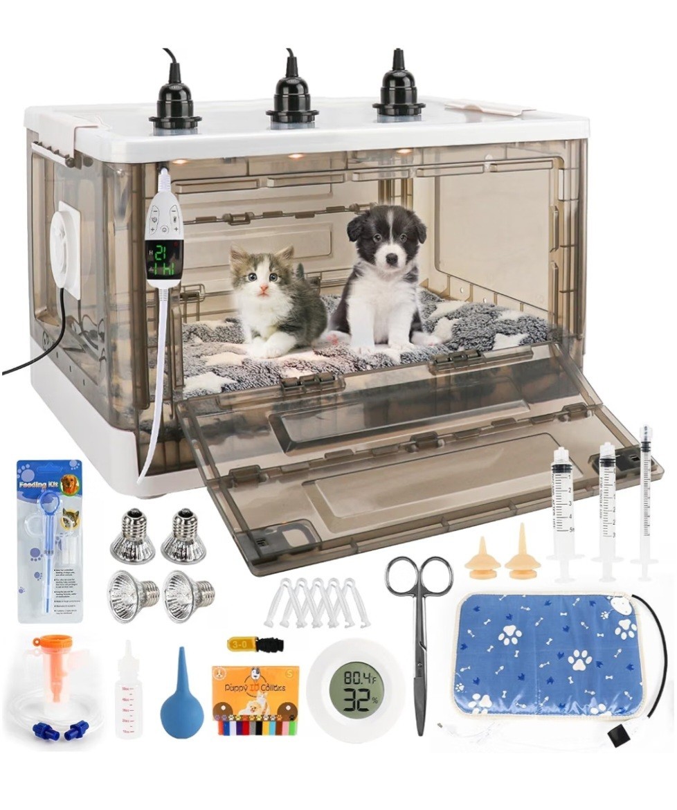 Puppy/kitten Incubator With Heating Temperature Control And Quite Ventilation