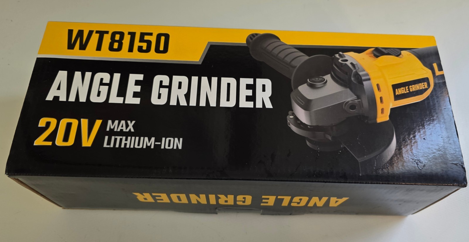 WT8150 20V Max Li-Ion Cordless Angle Grinder 4-1/2in Yellow/Black