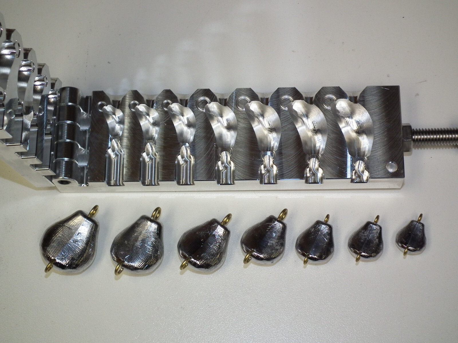 Saltwater Boxing Glove NC Jig mold 1/2-3oz Mojo Swing Hook CNC USA 3RD