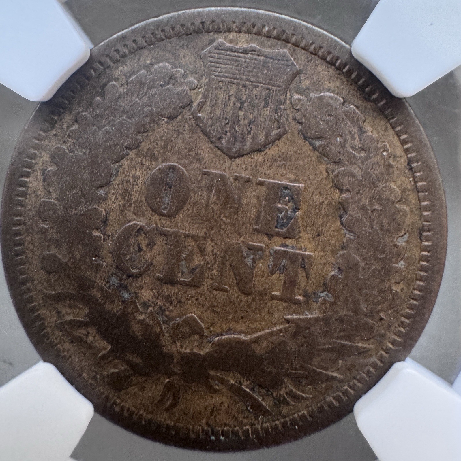 1867 Indian Head Cent NGC VG 8 BN