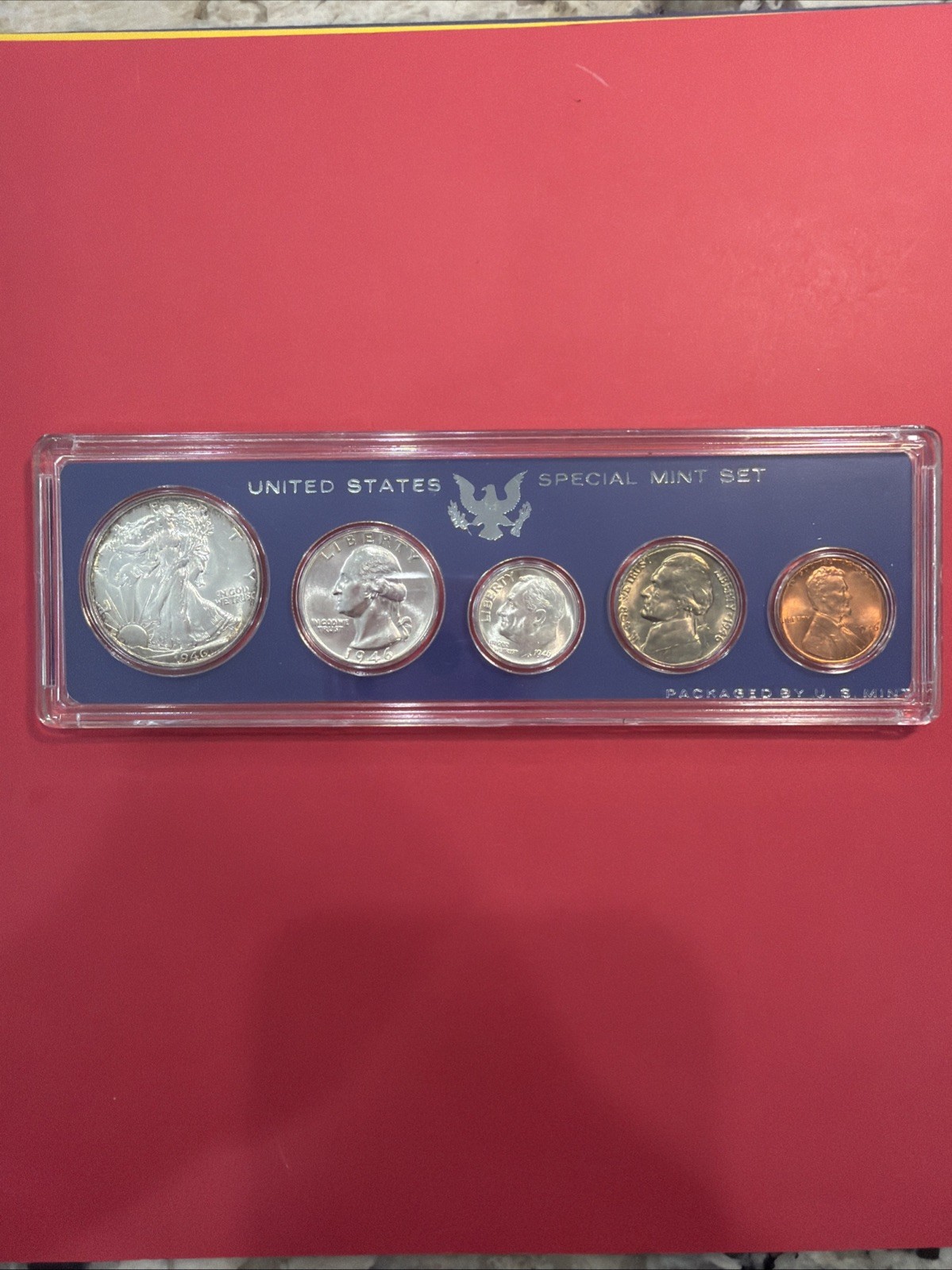 1946 P BU to Gem U.S. Coin Set  In A Genuine Holder Nice 90% Silver Investment!