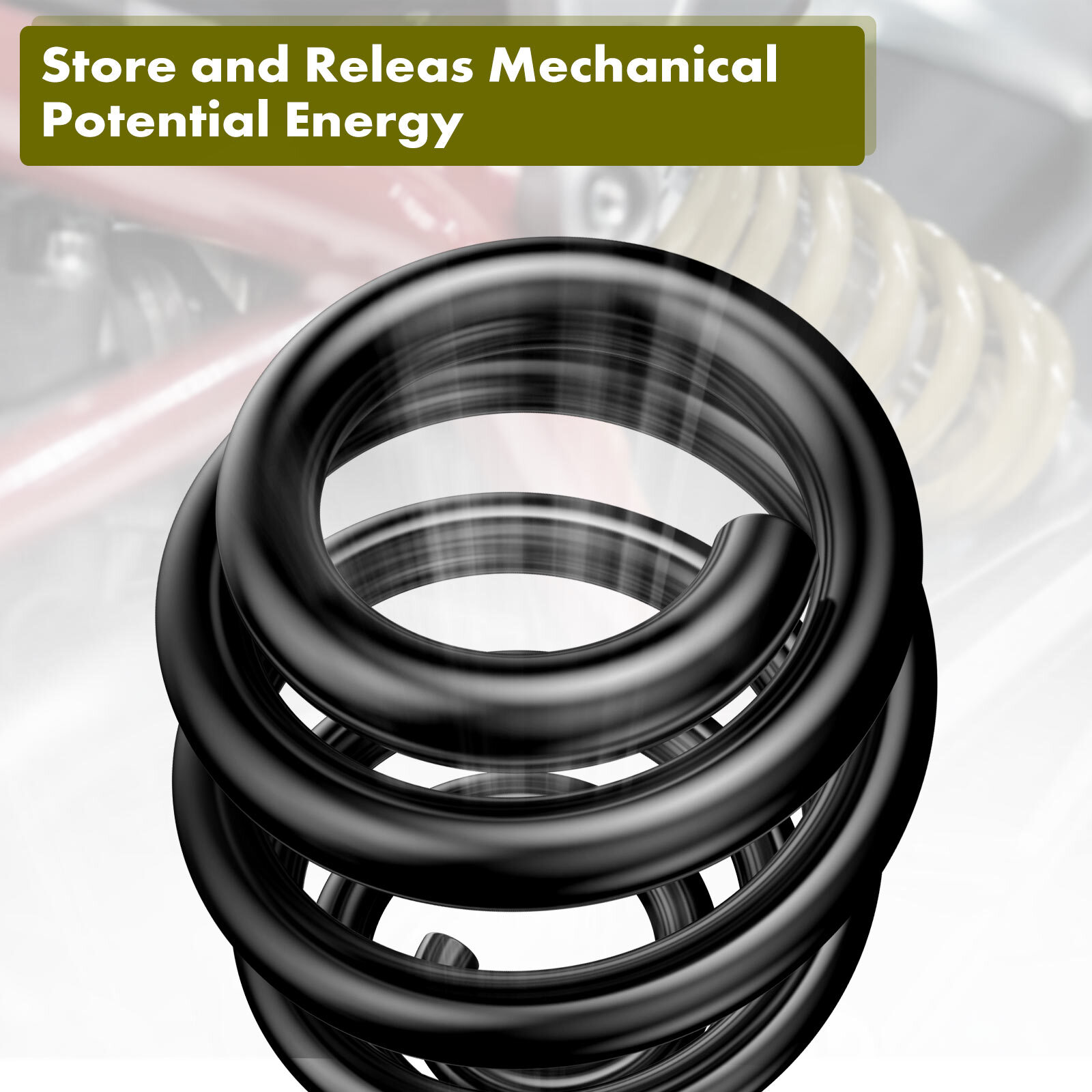2Pcs Coil Springs for Chevrolet Malibu Monte Carlo El Camino GMC Olds Buick Rear