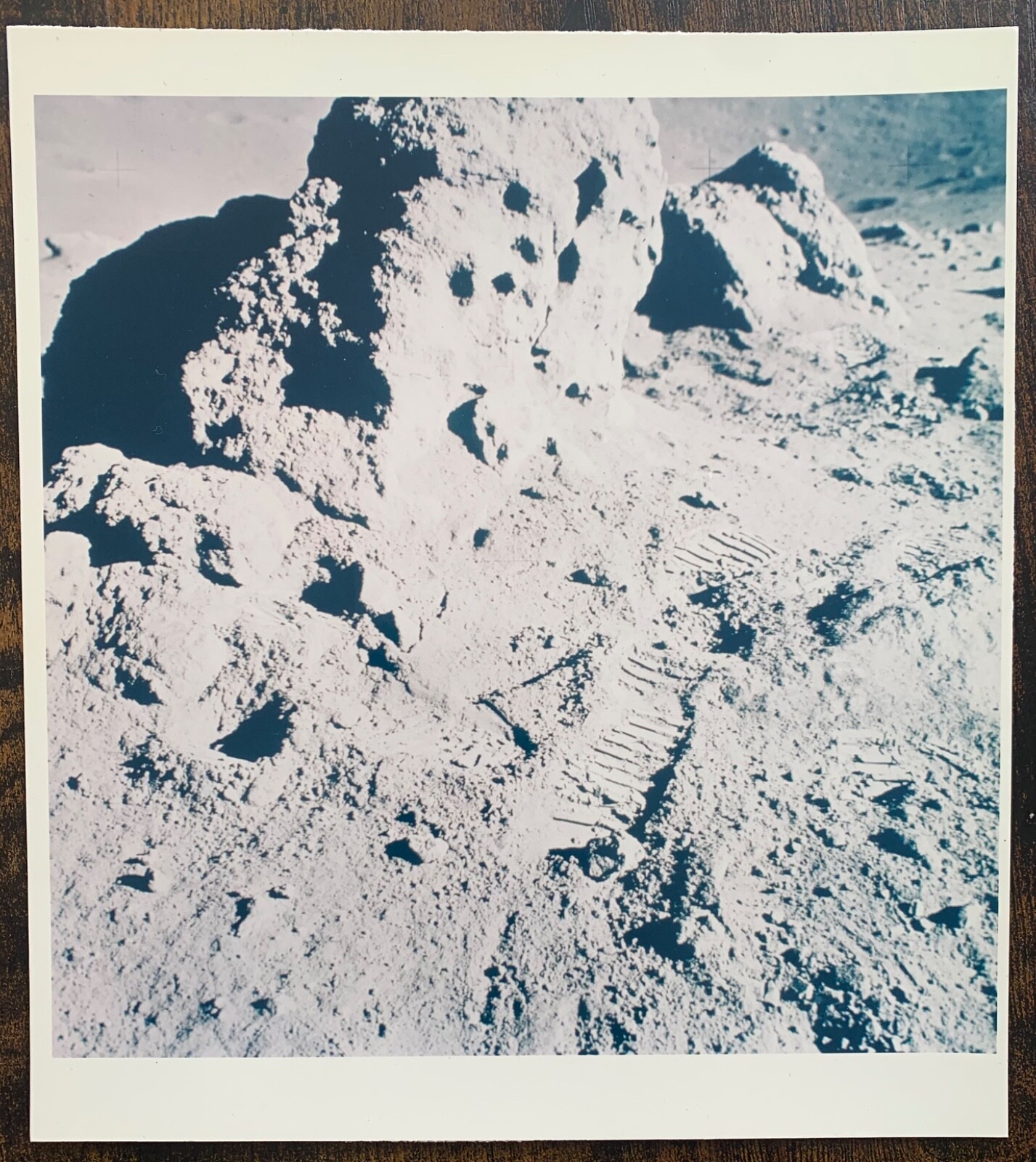 Vintage NASA Photograph - Apollo 15 Footprints ‘A Kodak Paper’