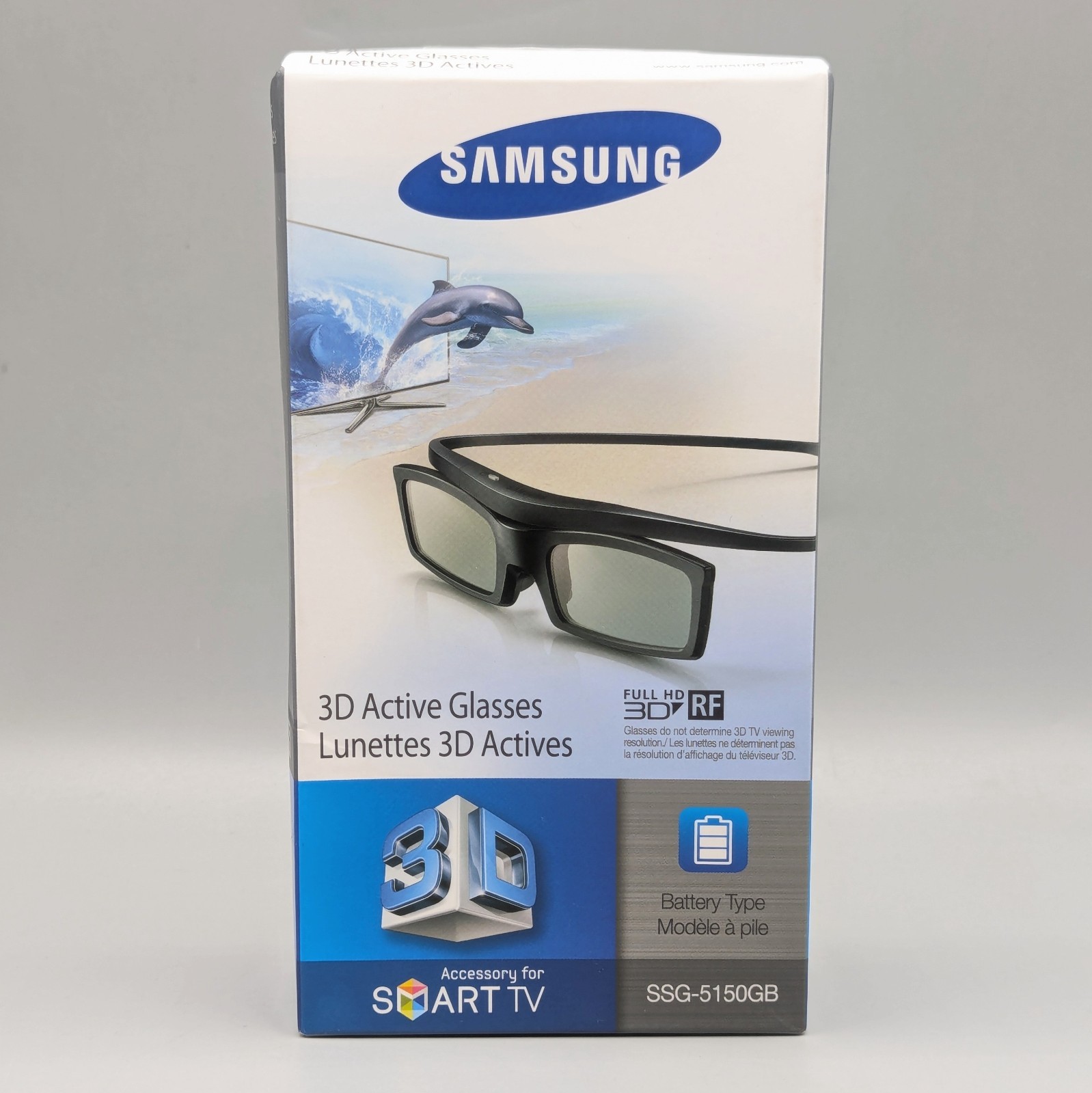 New Samsung SSG-5150GB RF 3D Active Glasses FULL HD Sealed