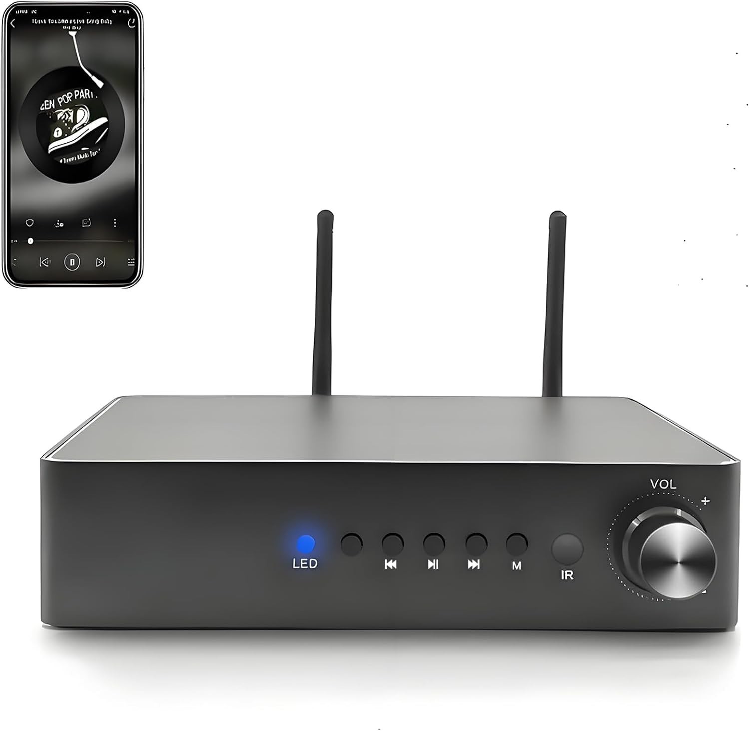 ODISON WA60-60Wx2 Stereo Amplifier with WiFi/Bluetooth 5.3, Multi-Room