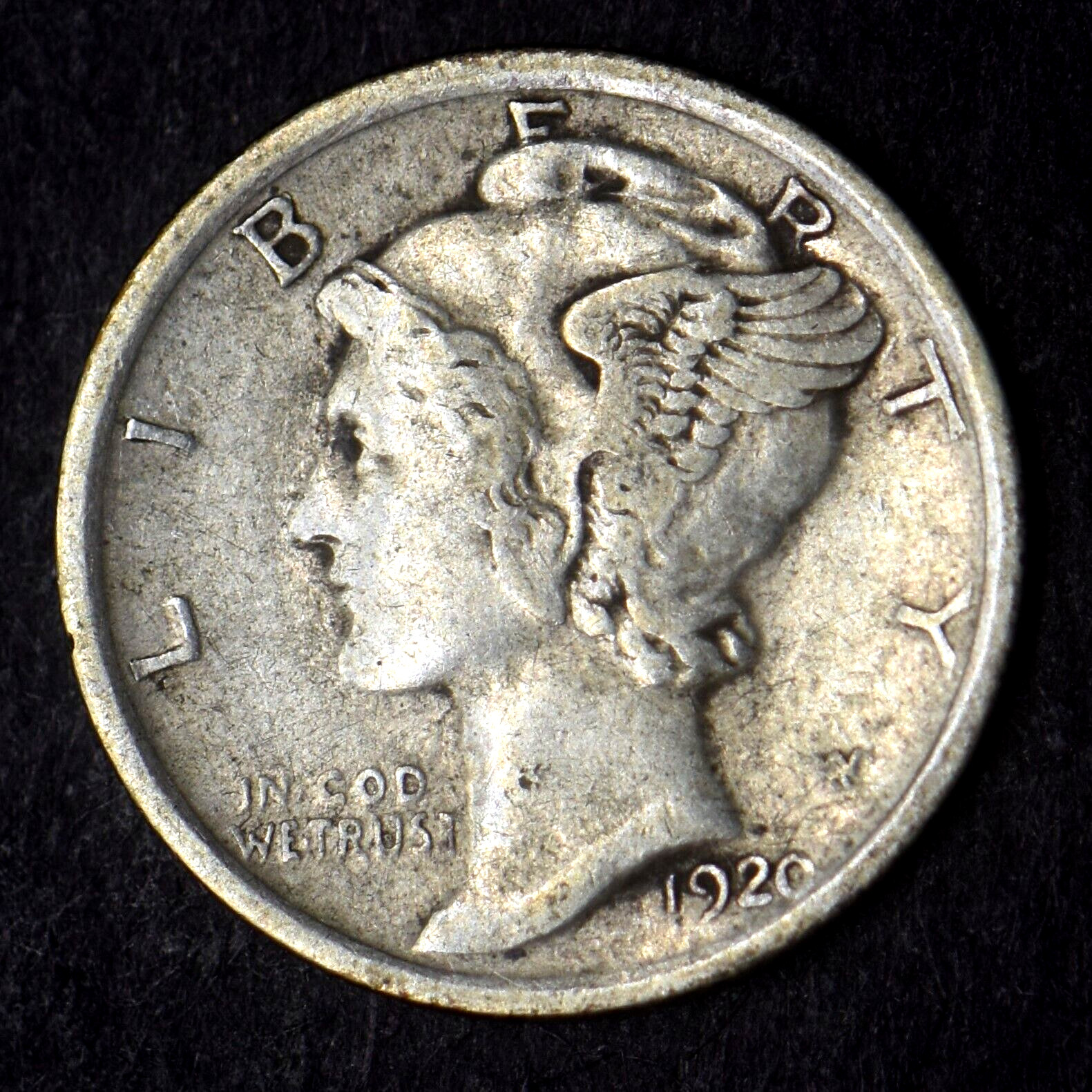 1920-P Mercury Silver Dime 10C - COINGIANTS -