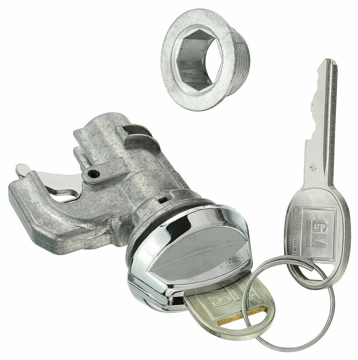 Glovebox Lock and Case With Late Style Keys For 1975-1979 Chevy and GMC Truck
